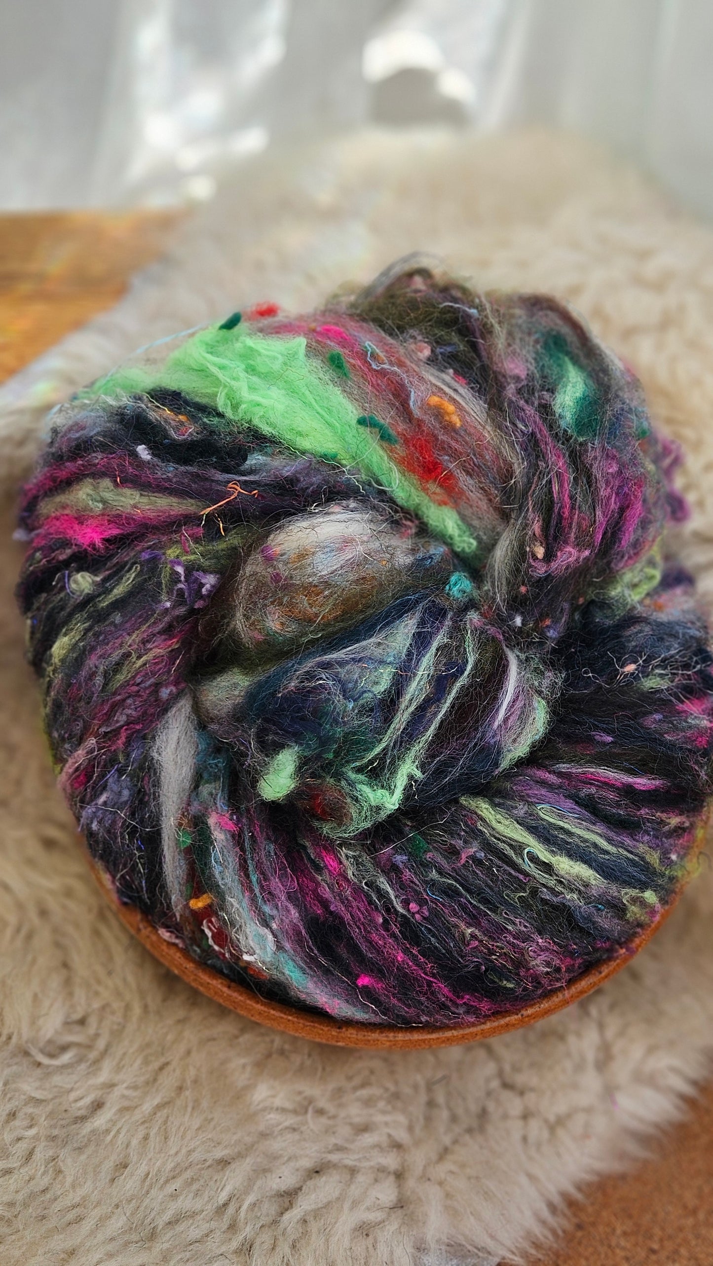 Luxe Layered Textured XL Art Batt - 255 - 3.5 ounces | 99 grams