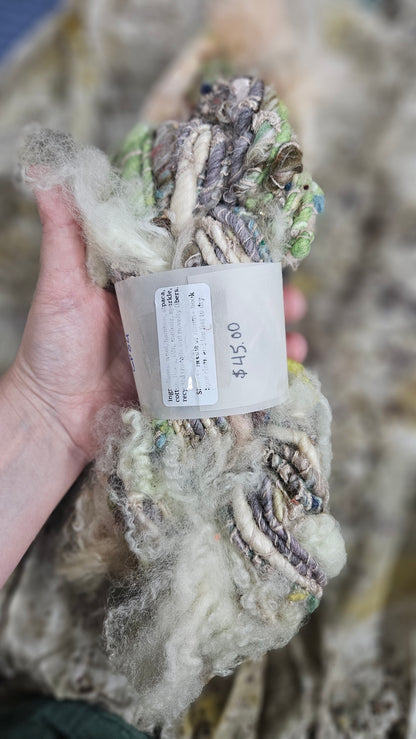 Handspun Bulky Art Yarn - Garden Party 04