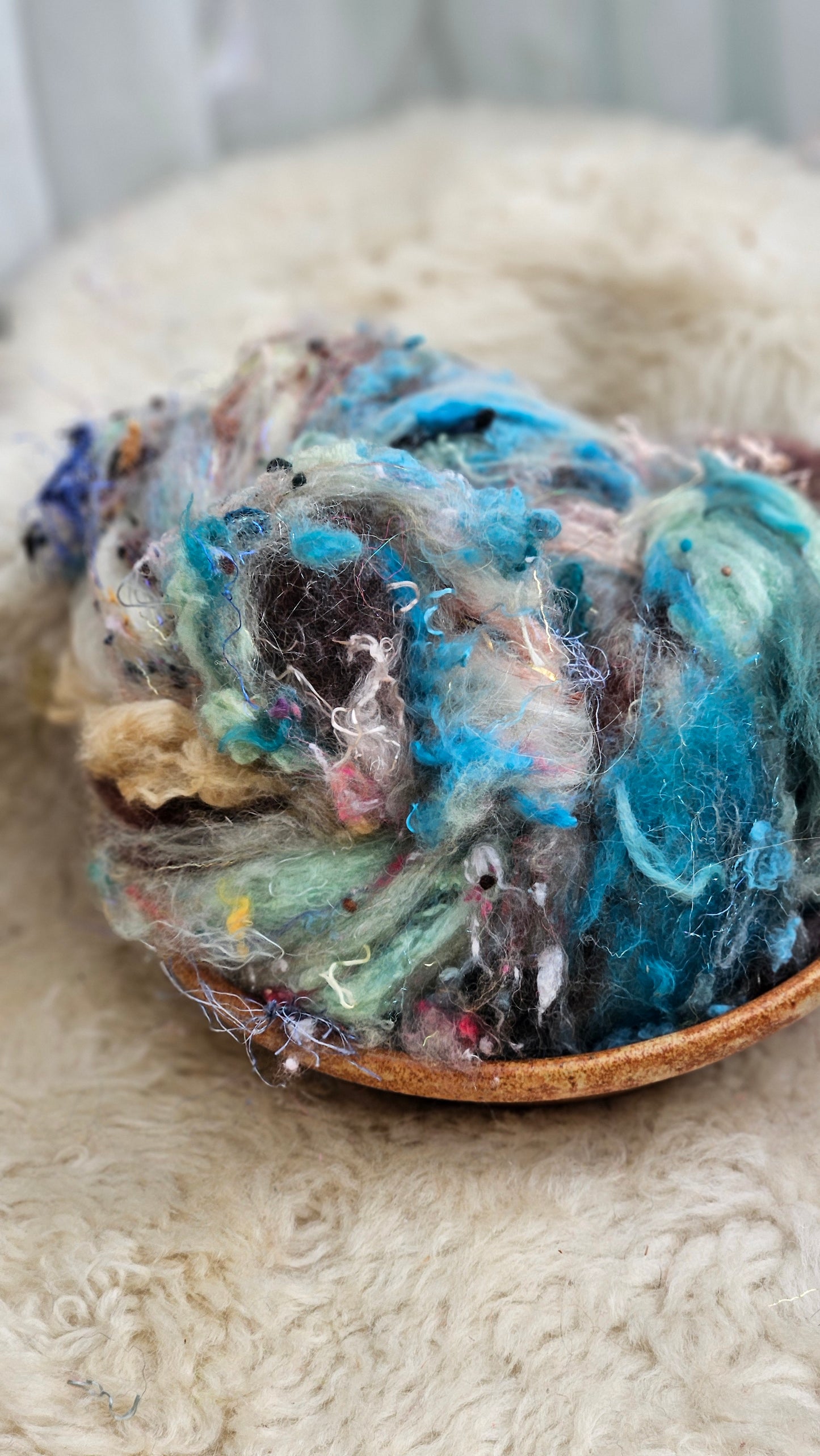 Luxe Layered Textured XL Art Batt - 219 - 3.5 ounces | 99 grams