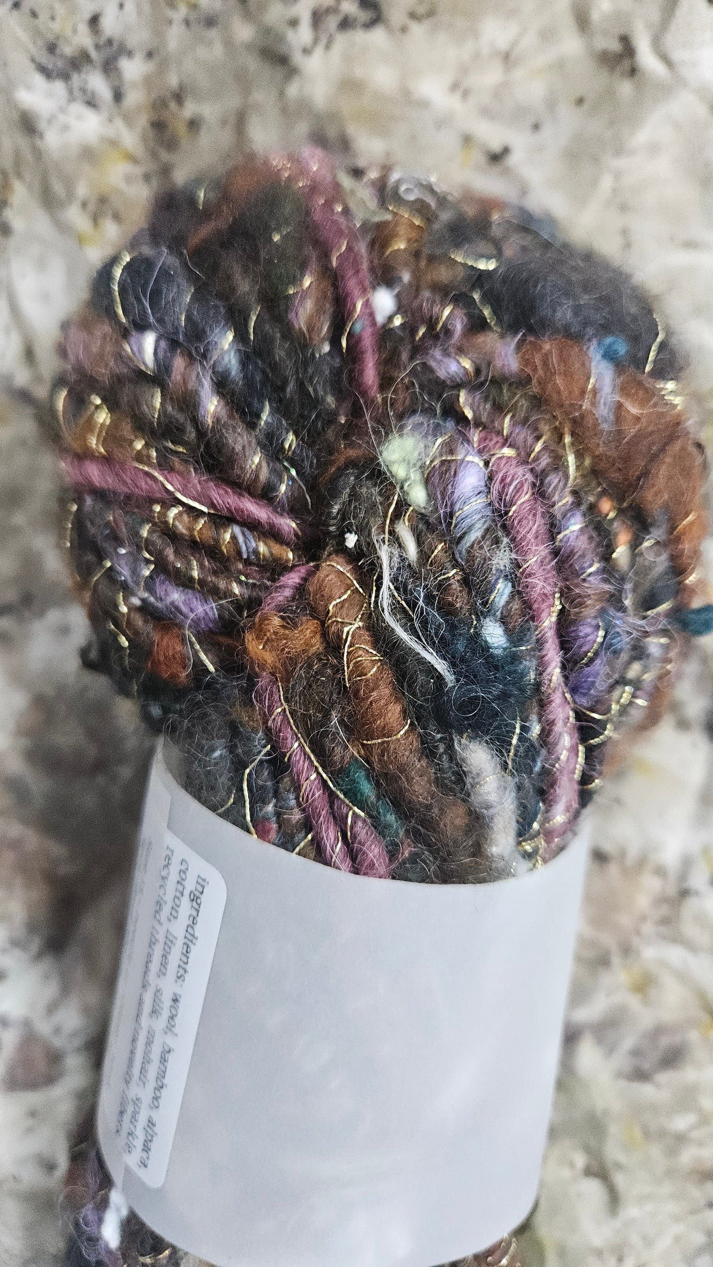 Handspun Bulky Art Yarn - Enchanted Forest Collection 12