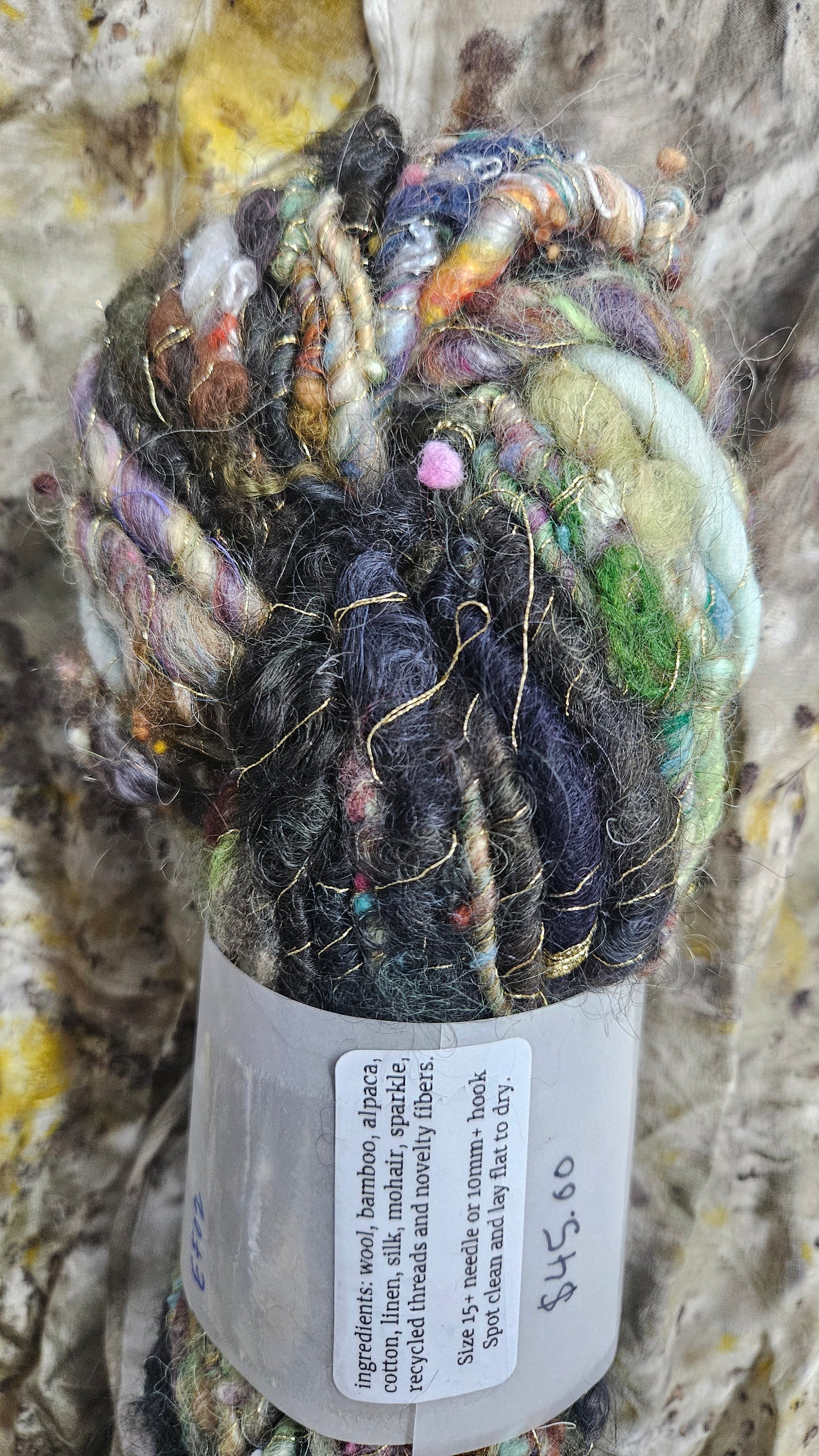 Handspun Bulky Art Yarn - Enchanted Forest Collection 02