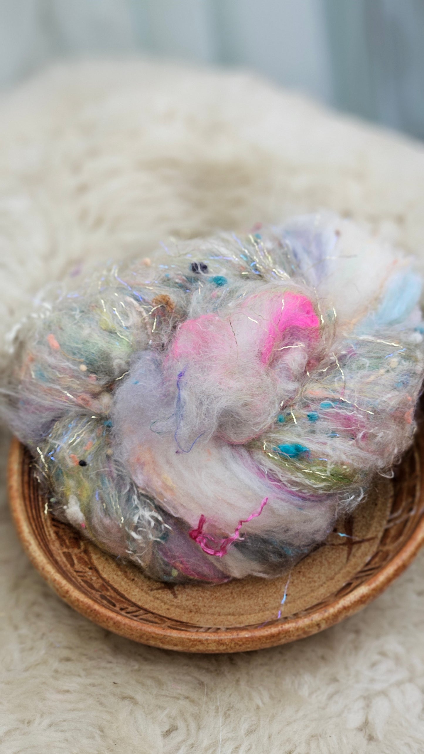 Luxe Layered Textured Art Batt - 023 - 2 ounces | 57 grams