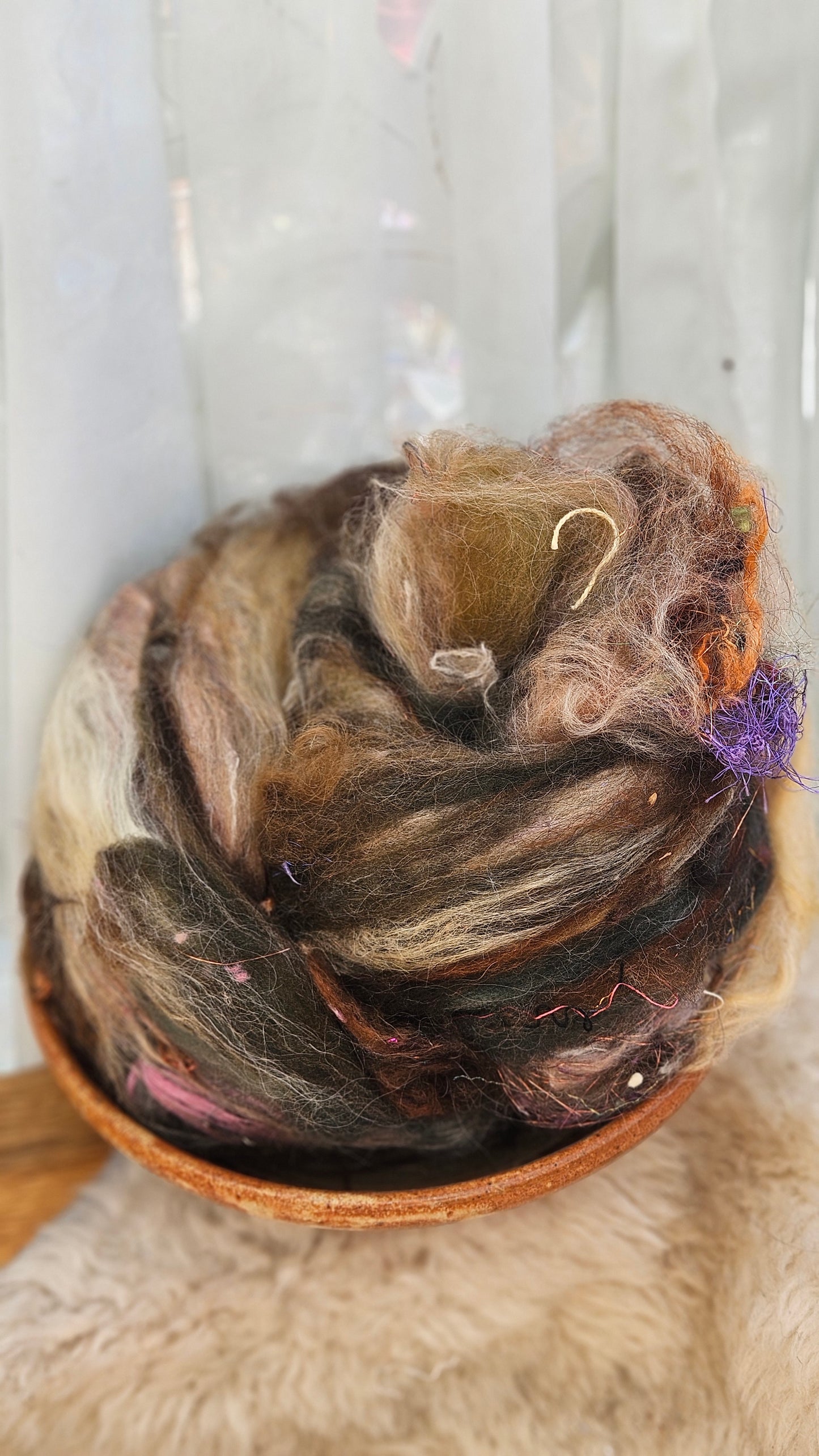 Luxe Layered Textured XL Art Batt - 229 - 3.7 ounces | 105 grams