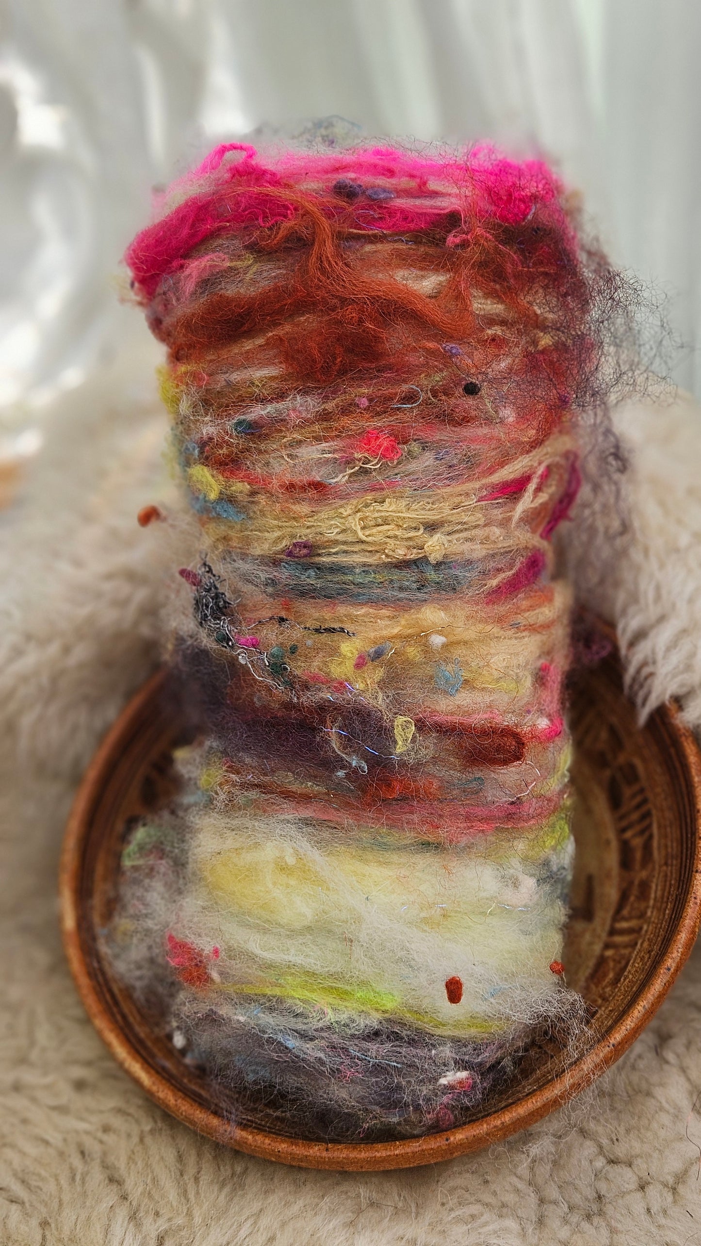 Luxe Layered Textured XL Art Batt - 250 - 3.6 ounces | 102 grams