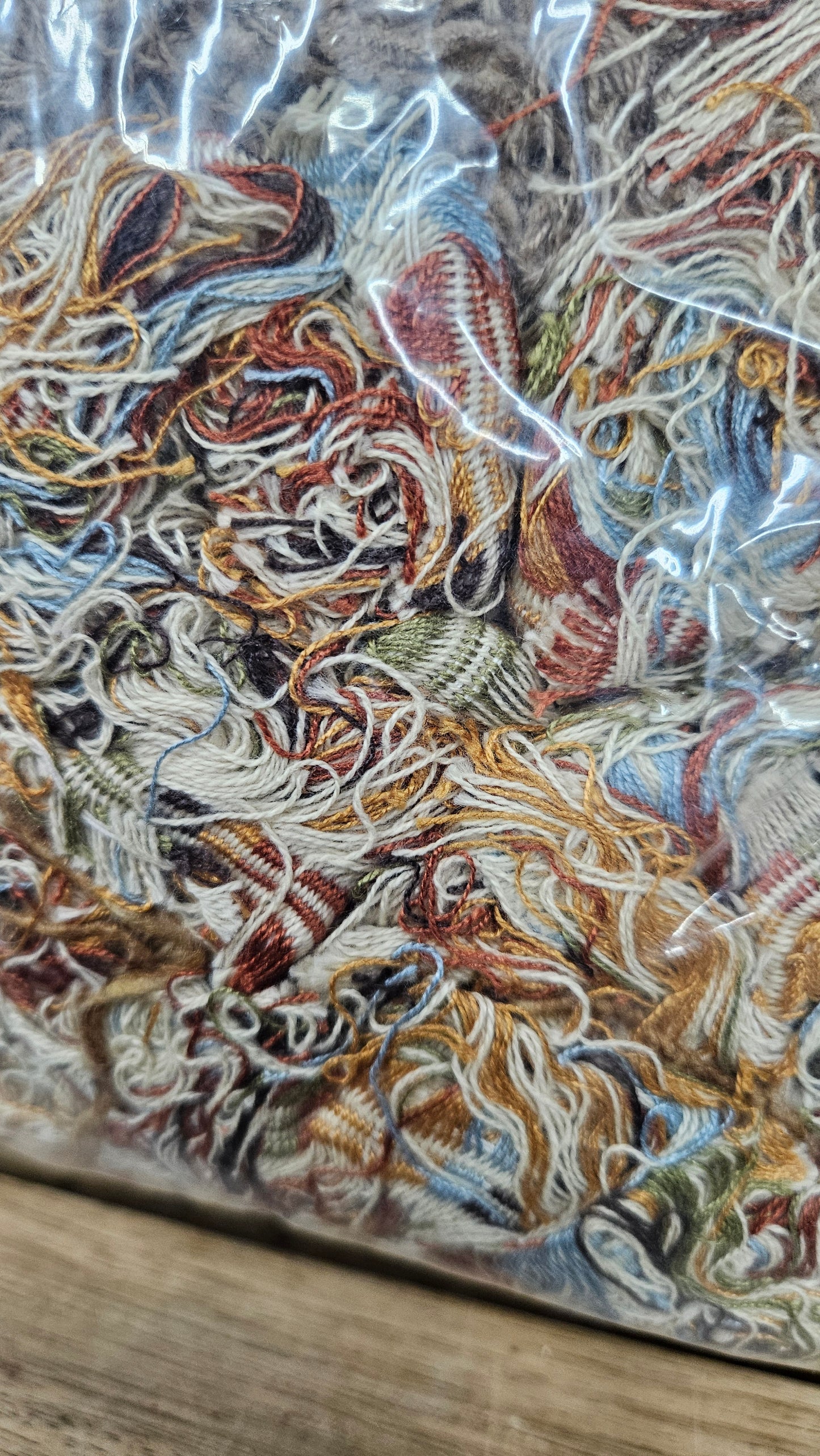 TOPAZ FIELDS - shaggy fringe ribbon for tapestry weaving and fiber art - TOPAZ08 (.8 lb)