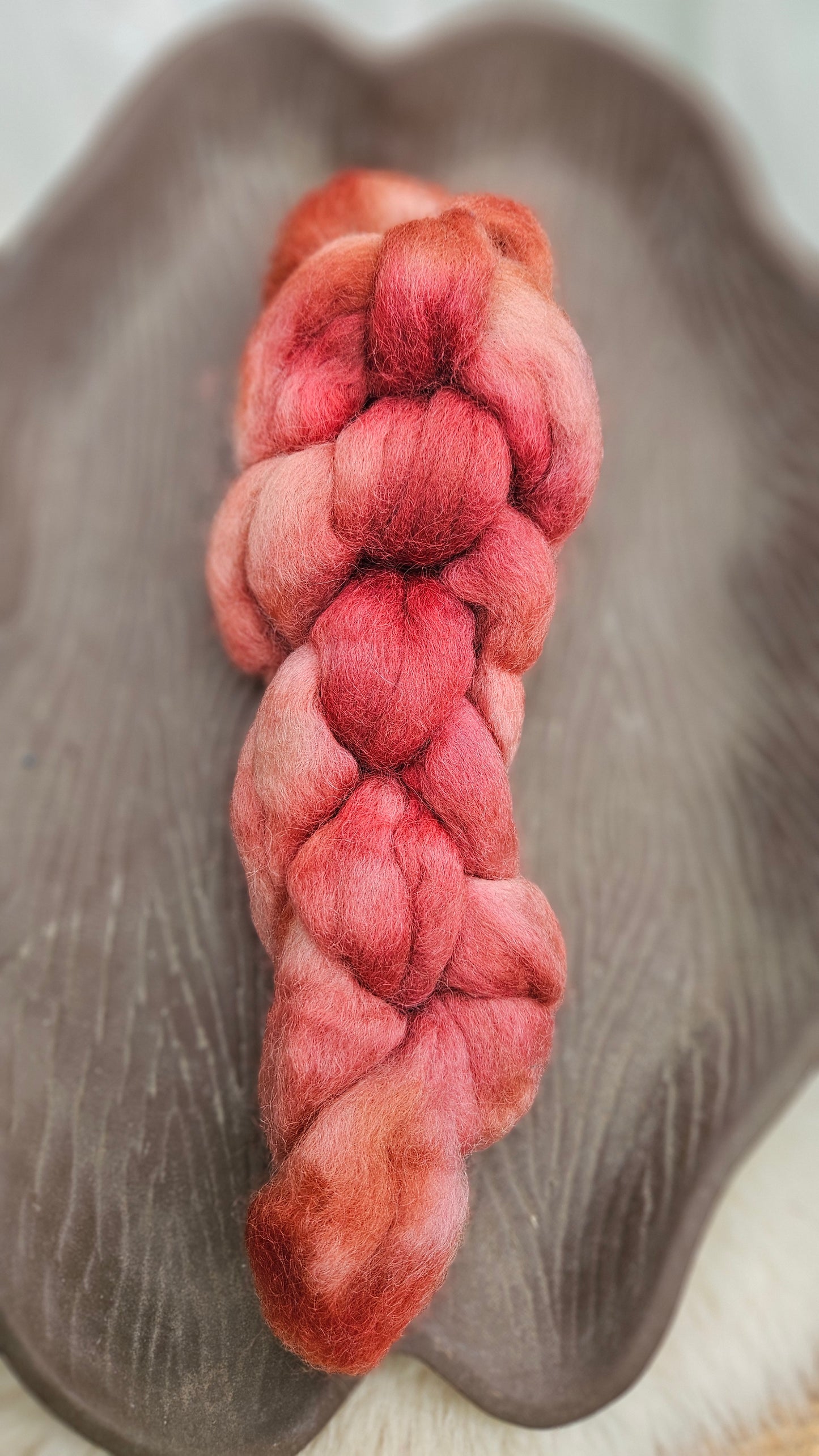 Hand-dyed Luxe Longwool Roving for felting and spinning - 2.4 oz | RD04