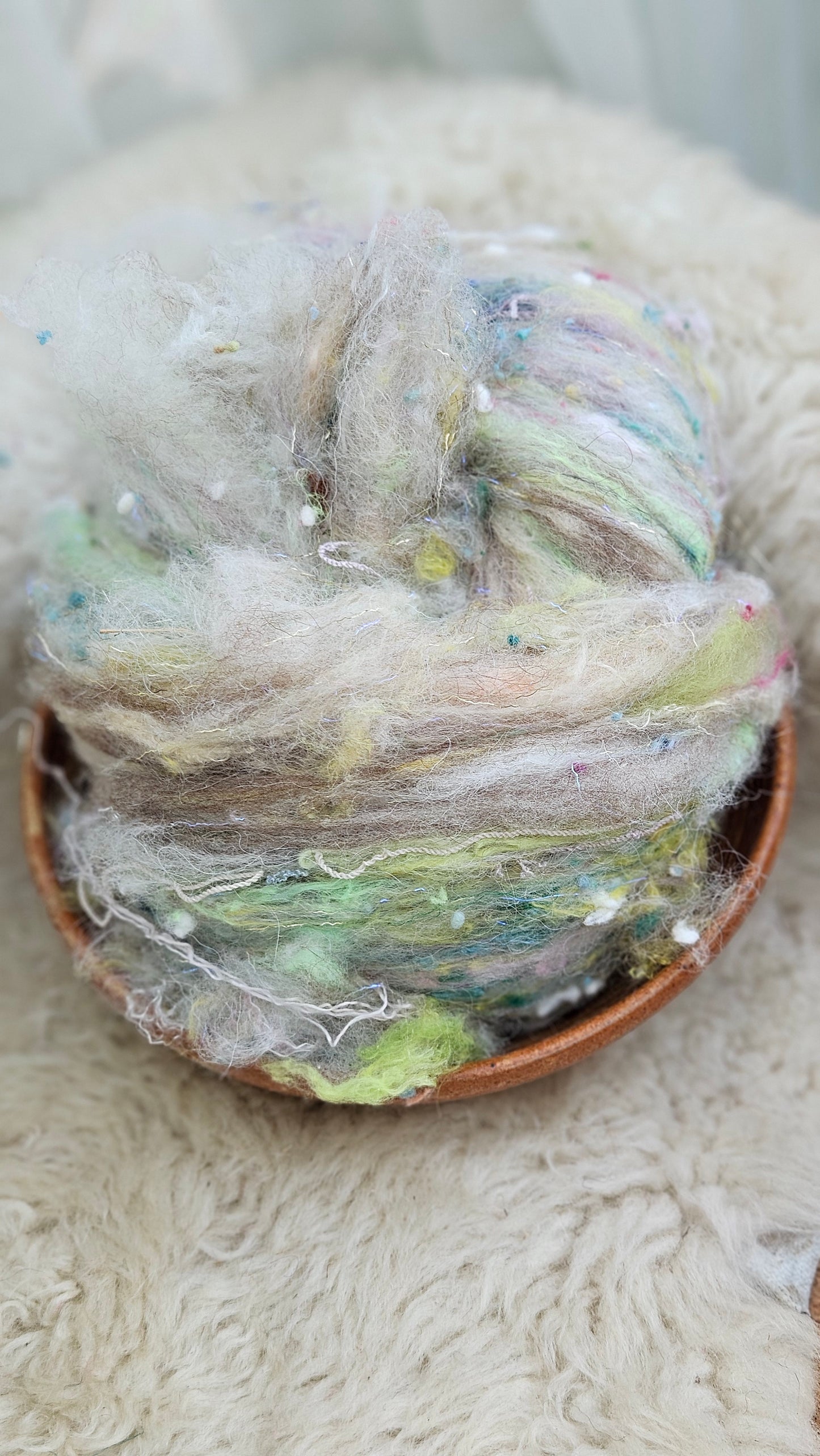 Luxe Layered Textured XL Art Batt - 246 - 2.8 ounces | 79 grams