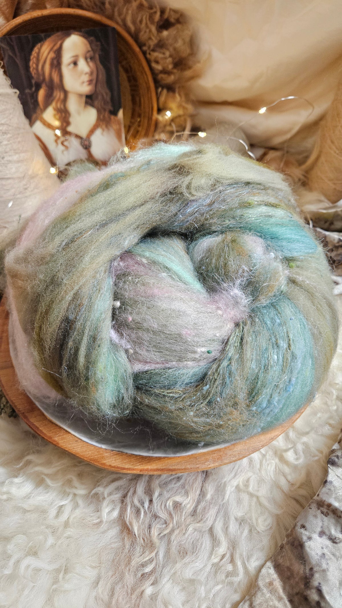 Shaniko Wool Silk Flax Neauveau Art Batt 2005 - 5.0 oz | 142 g (Copy)
