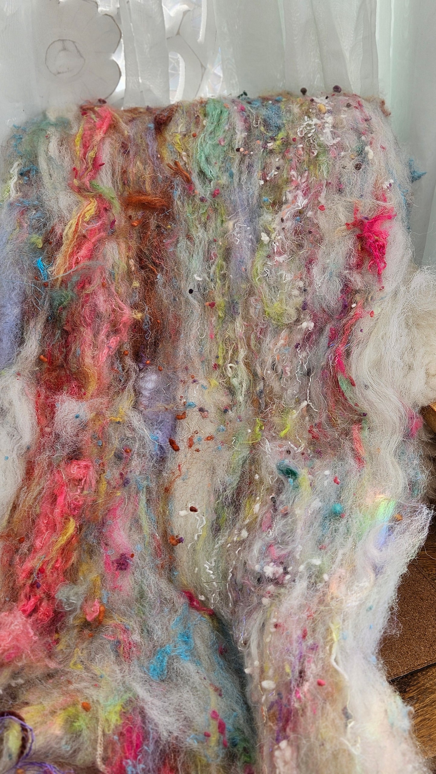 Luxe Layered Textured XL Art Batt - 262 - 3.6 ounces | 102 grams