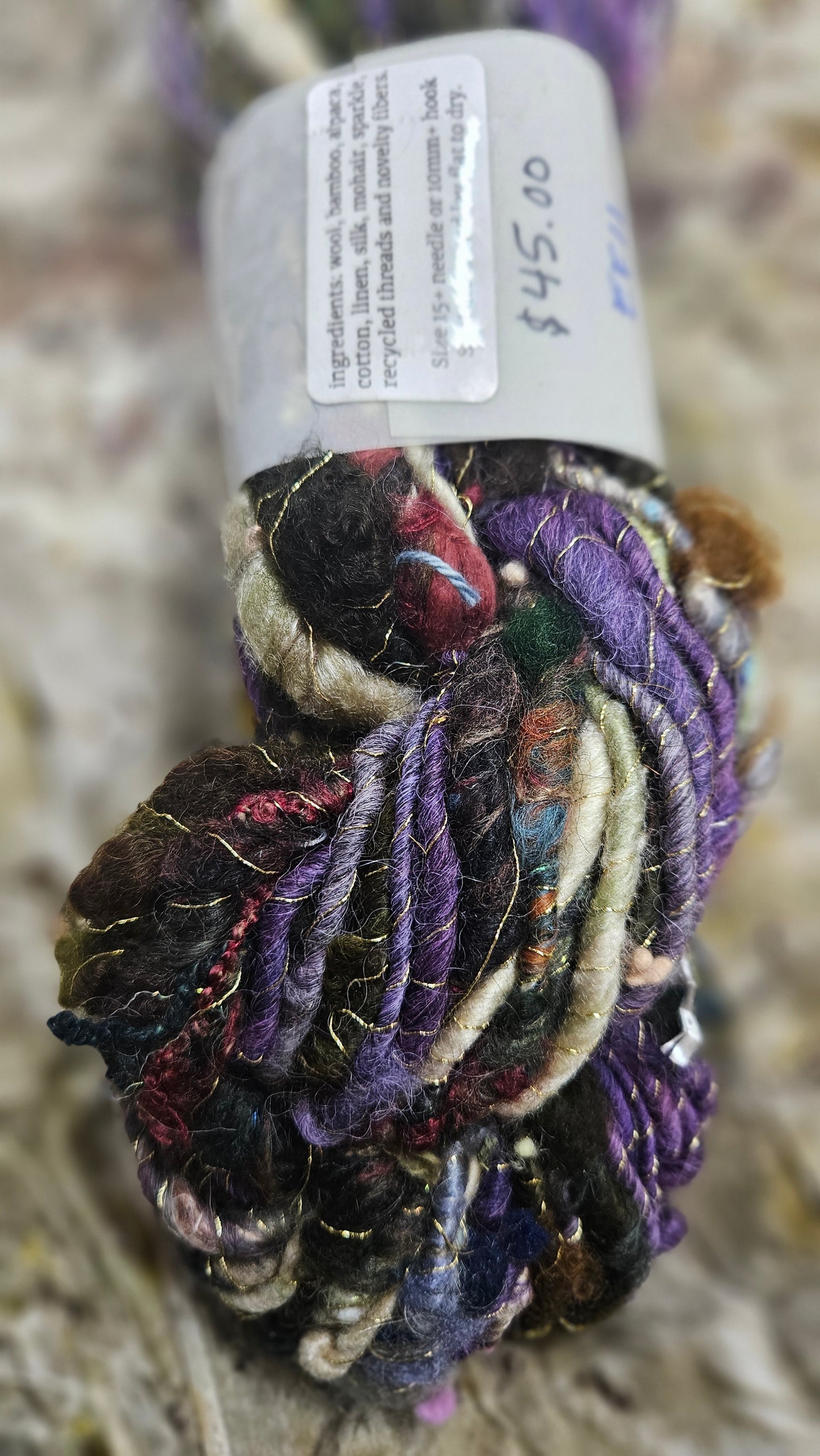Handspun Bulky Art Yarn - Enchanted Forest Collection 11