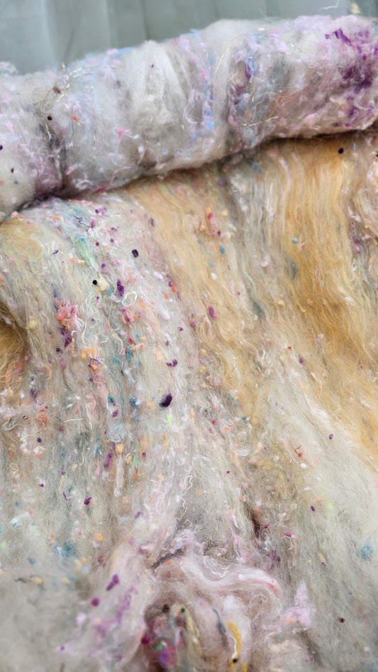 Luxe Layered Textured XL Art Batt - 225 - 3.2 ounces | 91 grams