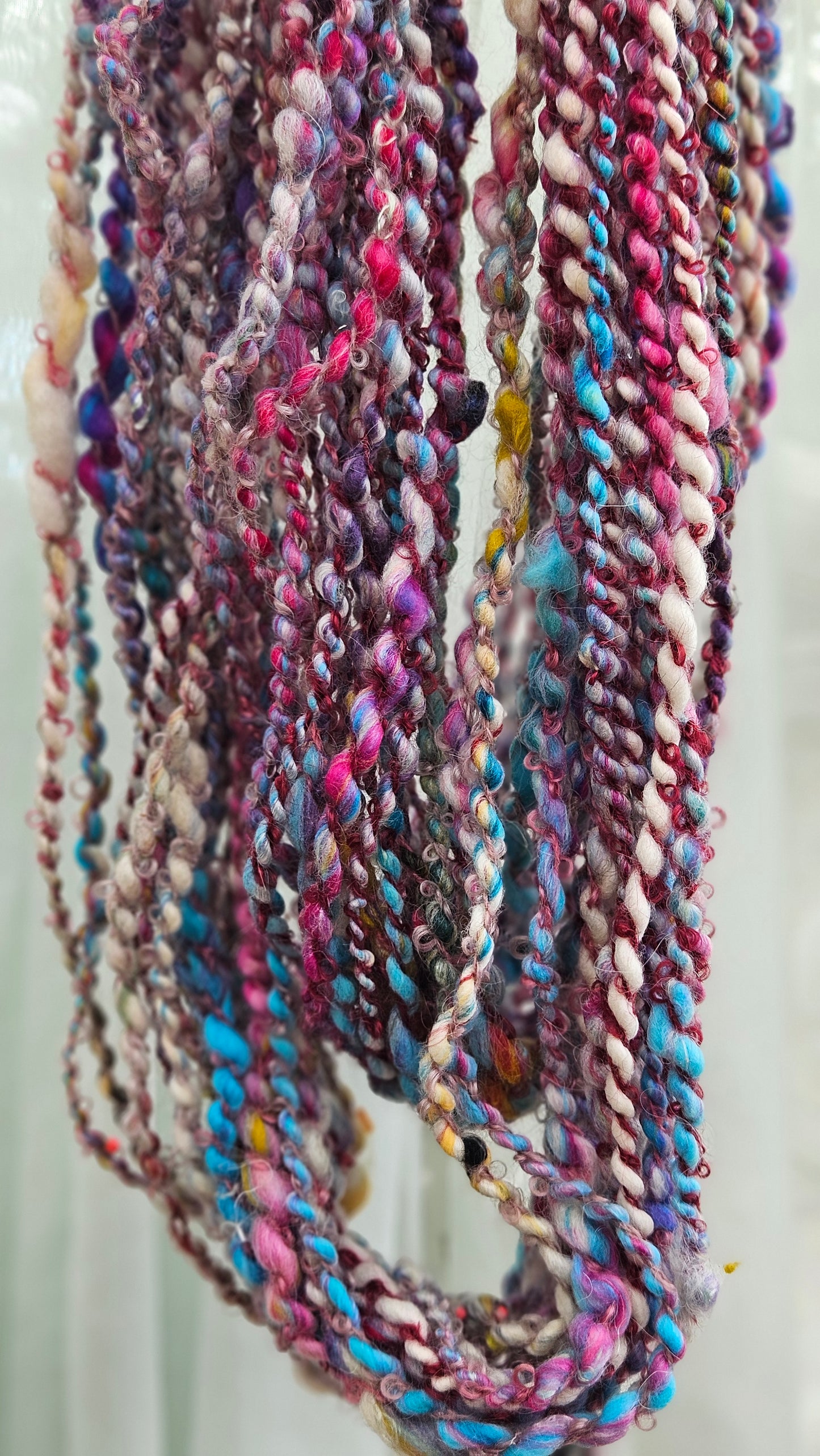 ANTONIA - Bulky Handspun Art Yarn XL Skein - 40 yards | 3.0 ounces | 85 grams