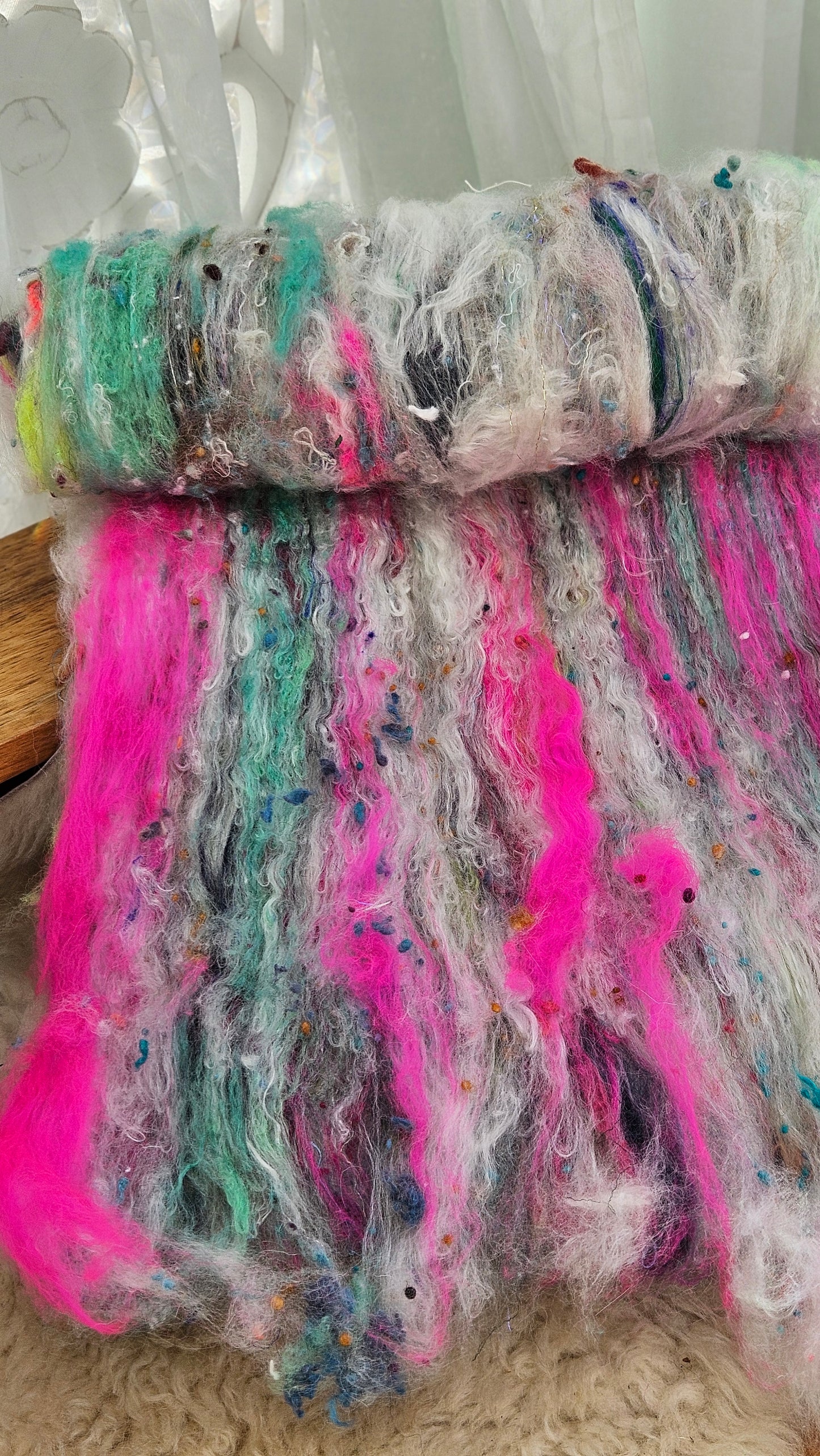 Luxe Layered Textured XL Art Batt - 263 - 3.5 ounces | 99 grams