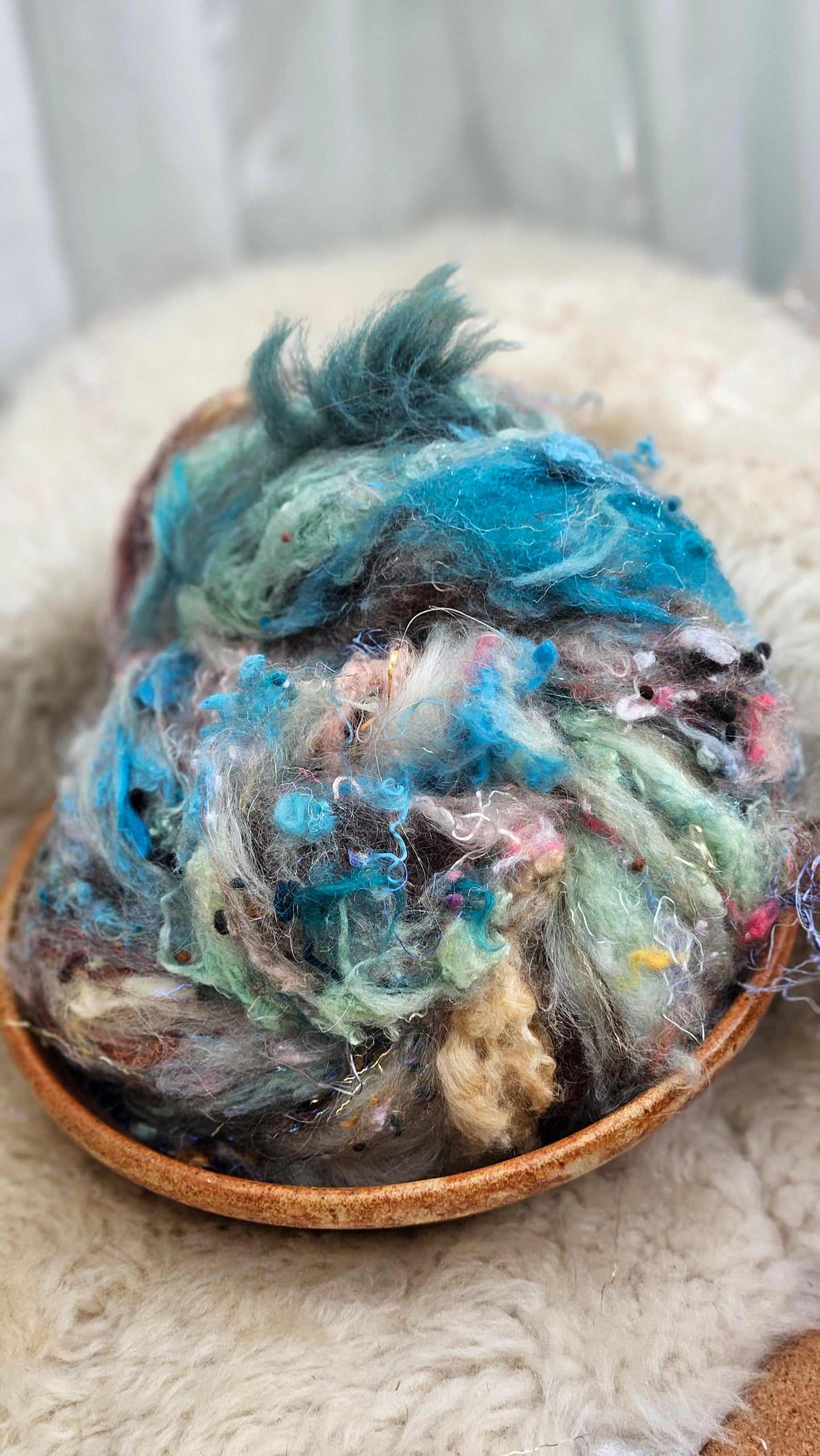 Luxe Layered Textured XL Art Batt - 219 - 3.5 ounces | 99 grams