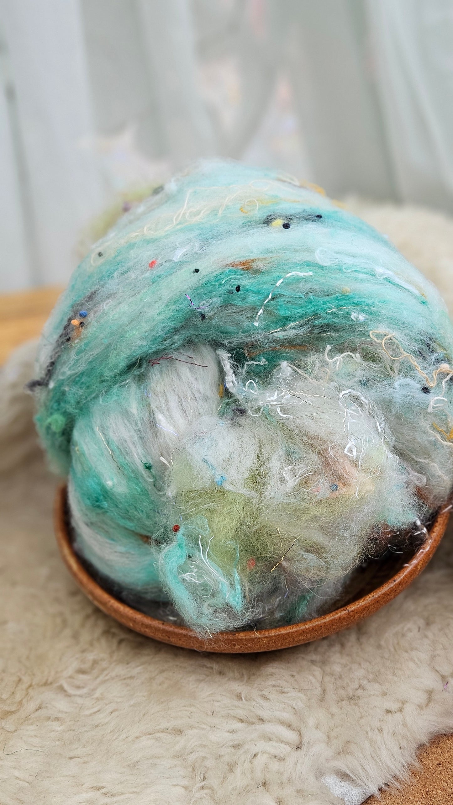 Luxe Layered Textured XL Art Batt - 243 - 3.5 ounces | 99 grams