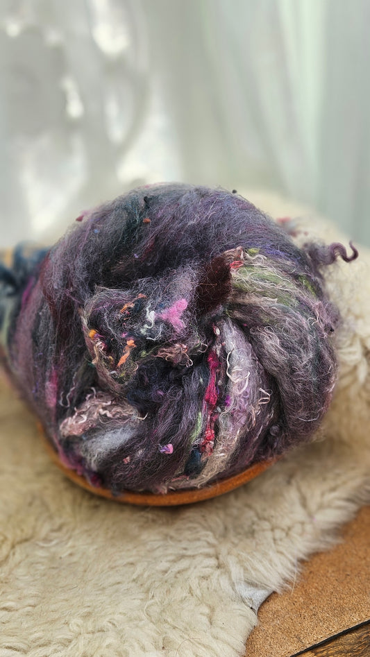 Luxe Layered Textured XL Art Batt - 252 - 4.2 ounces | 119 grams