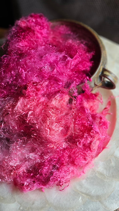 ERYTHRITE - eucalyptus crimp fiber for spinning, blending & felting - 2 oz | 57 g