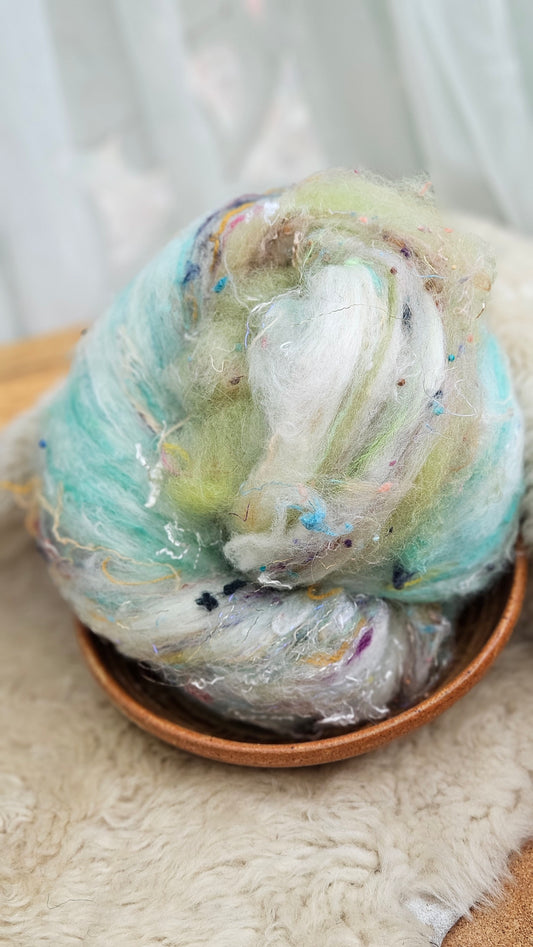 Luxe Layered Textured XL Art Batt - 243 - 3.5 ounces | 99 grams