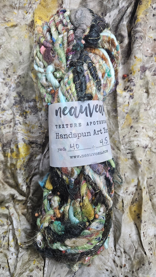 Handspun Bulky Art Yarn - Enchanted Forest Collection 02
