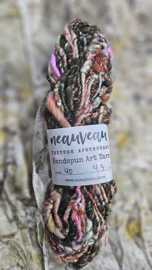 Handspun Bulky Art Yarn - Enchanted Forest Collection 08
