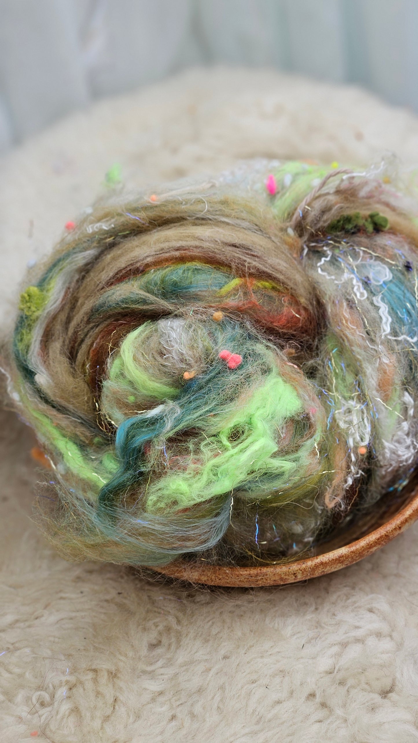 Luxe Layered Textured XL Art Batt - 212 - 4.0 ounces | 114 grams