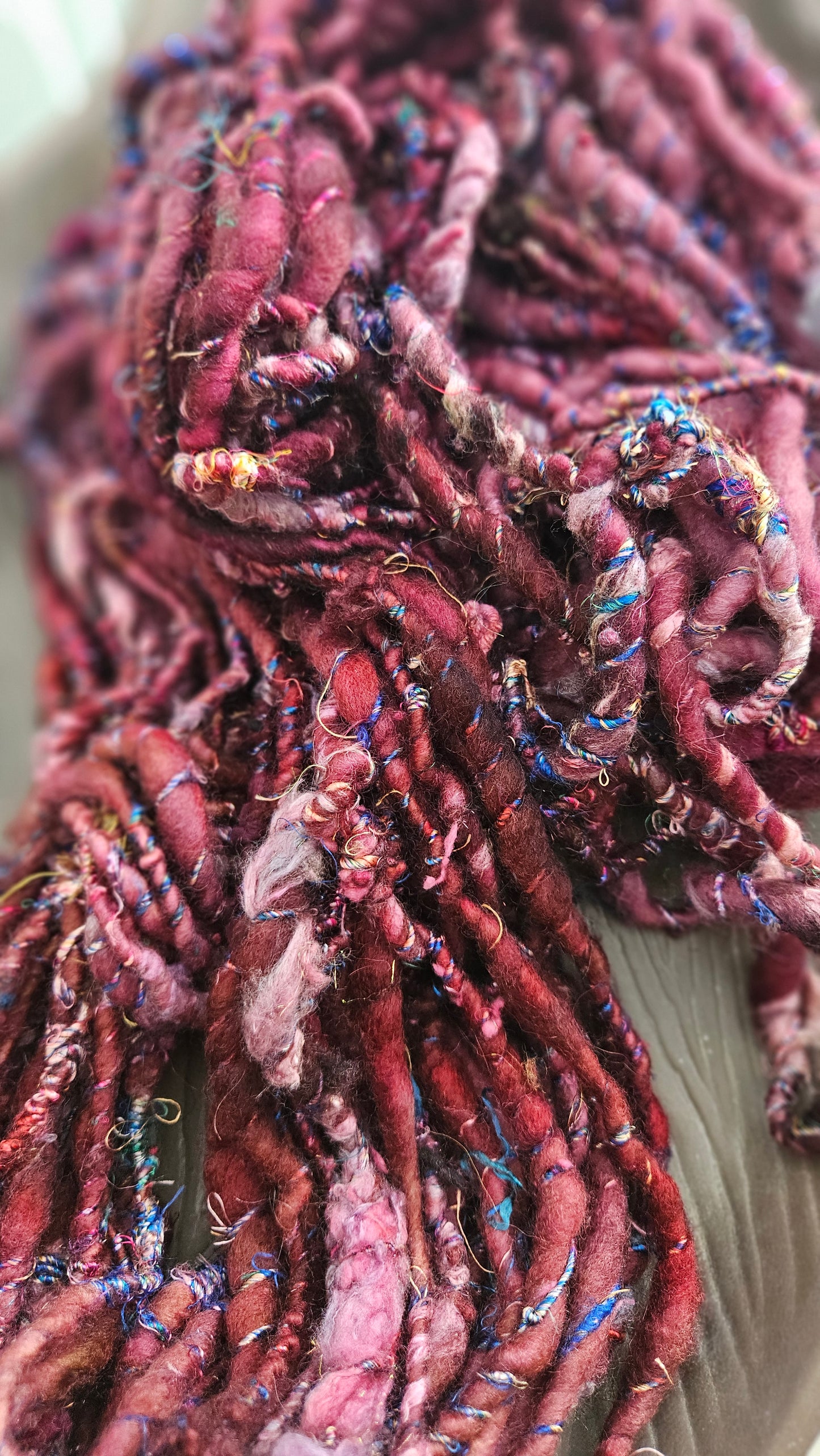 MOOR GALE - Bulky Handspun Art Yarn XL Skein - 54 yards | 6.8 ounces | 193 grams