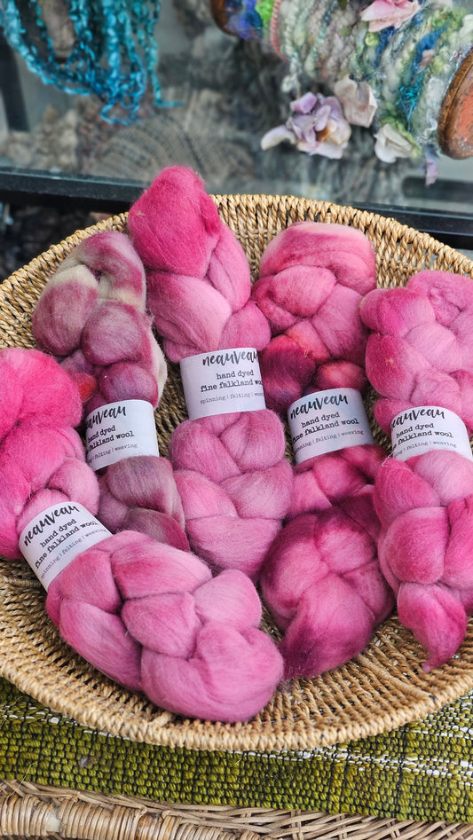 Yosemite - hand dyed fine wool roving for felting and blending - 2 ounces | 57 grams