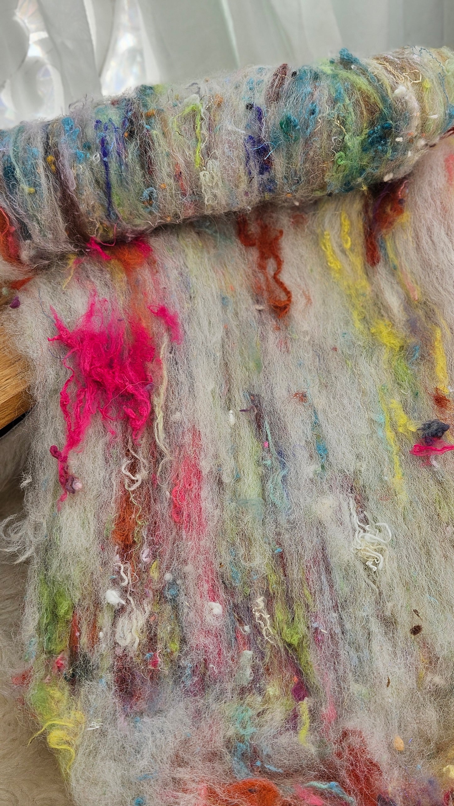 Luxe Layered Textured XL Art Batt - 259 - 2.9 ounces | 82 grams