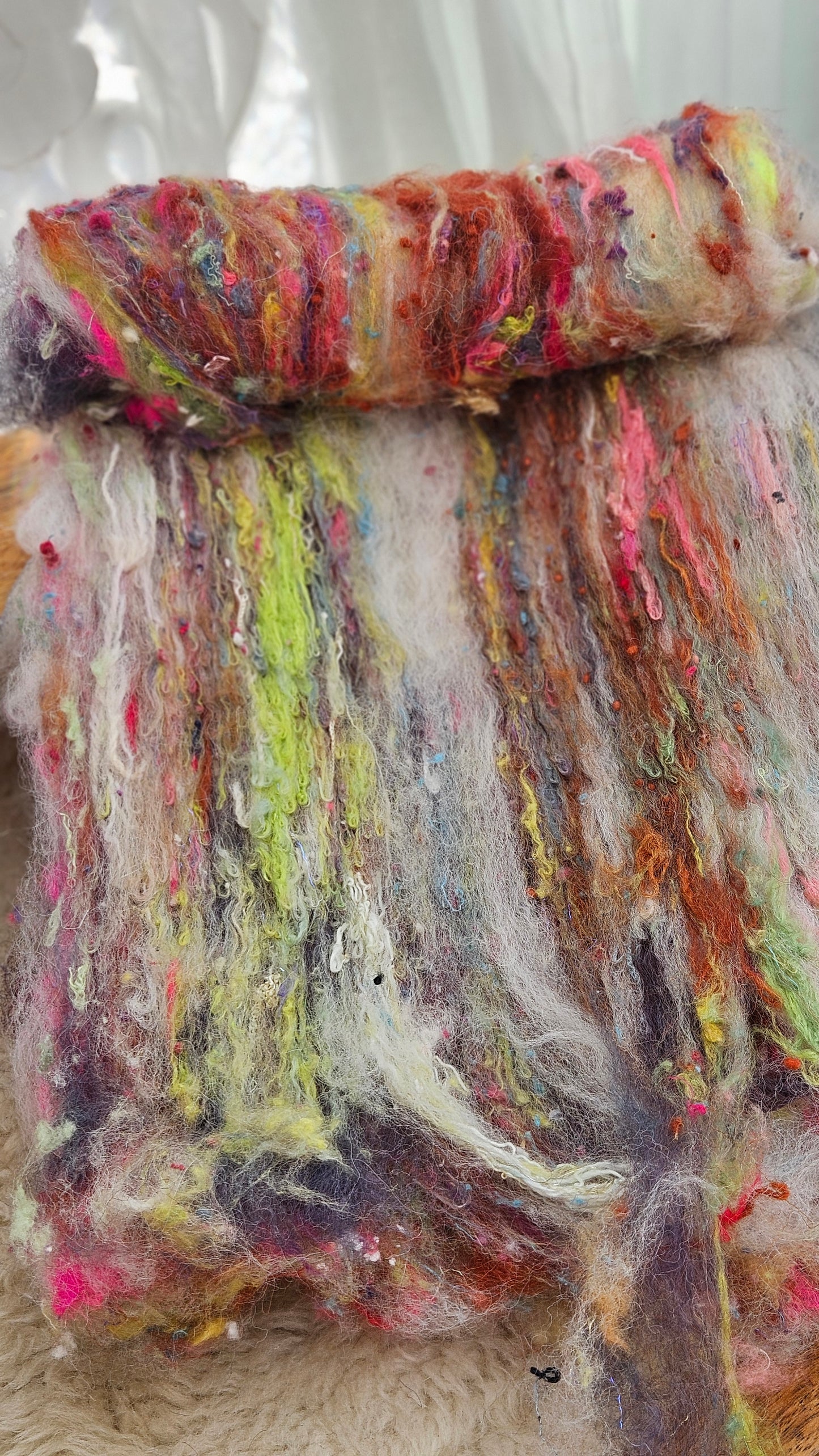 Luxe Layered Textured XL Art Batt - 250 - 3.6 ounces | 102 grams