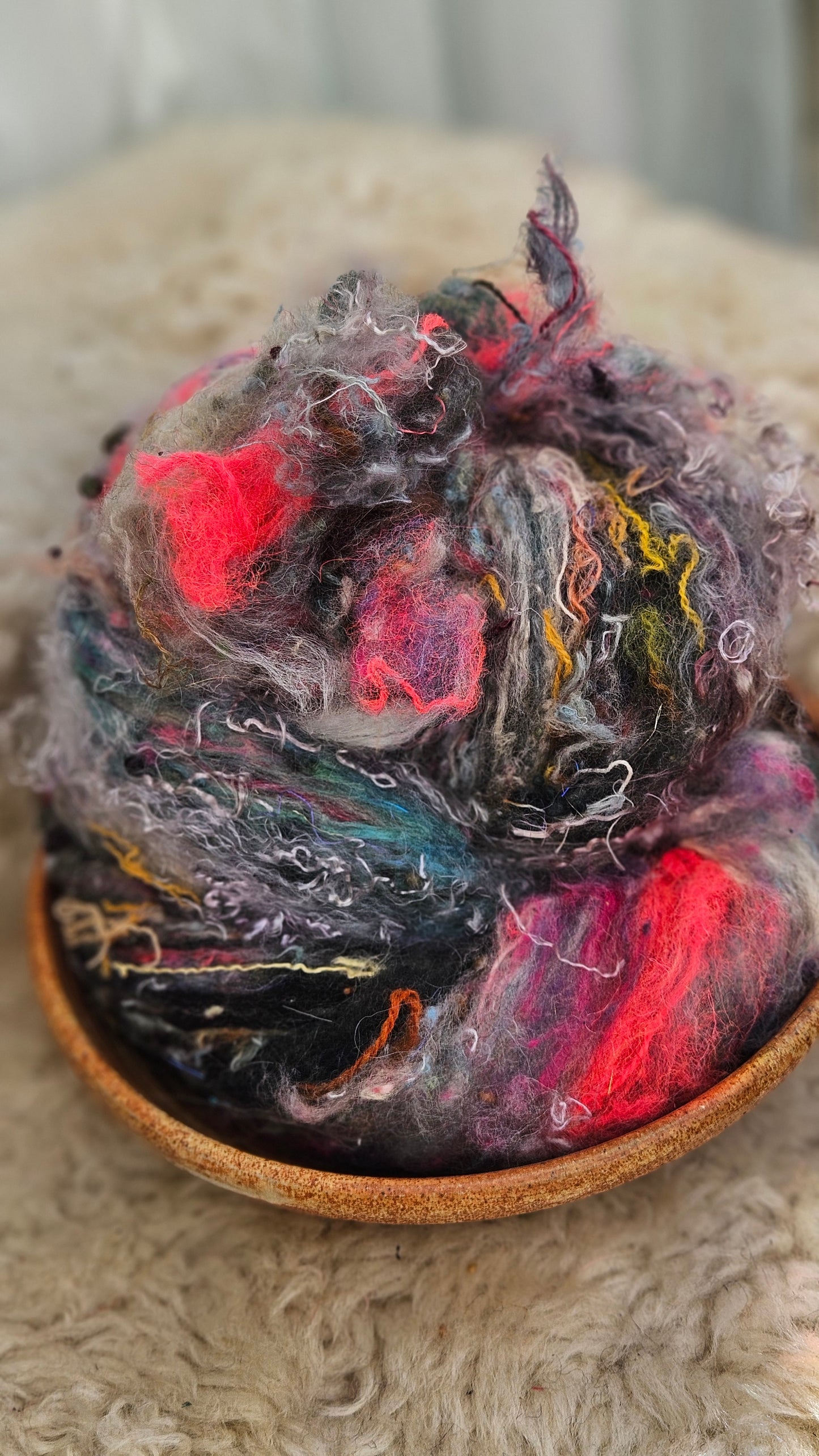 Luxe Layered Textured XL Art Batt - 226 - 2.8 ounces | 79 grams