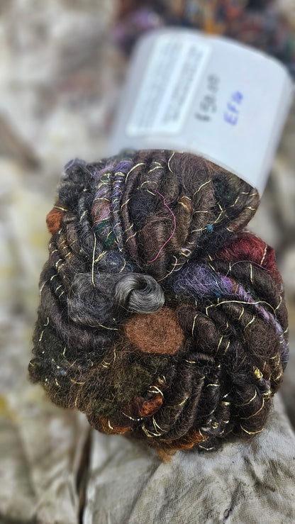 Handspun Bulky Art Yarn - Enchanted Forest Collection 16