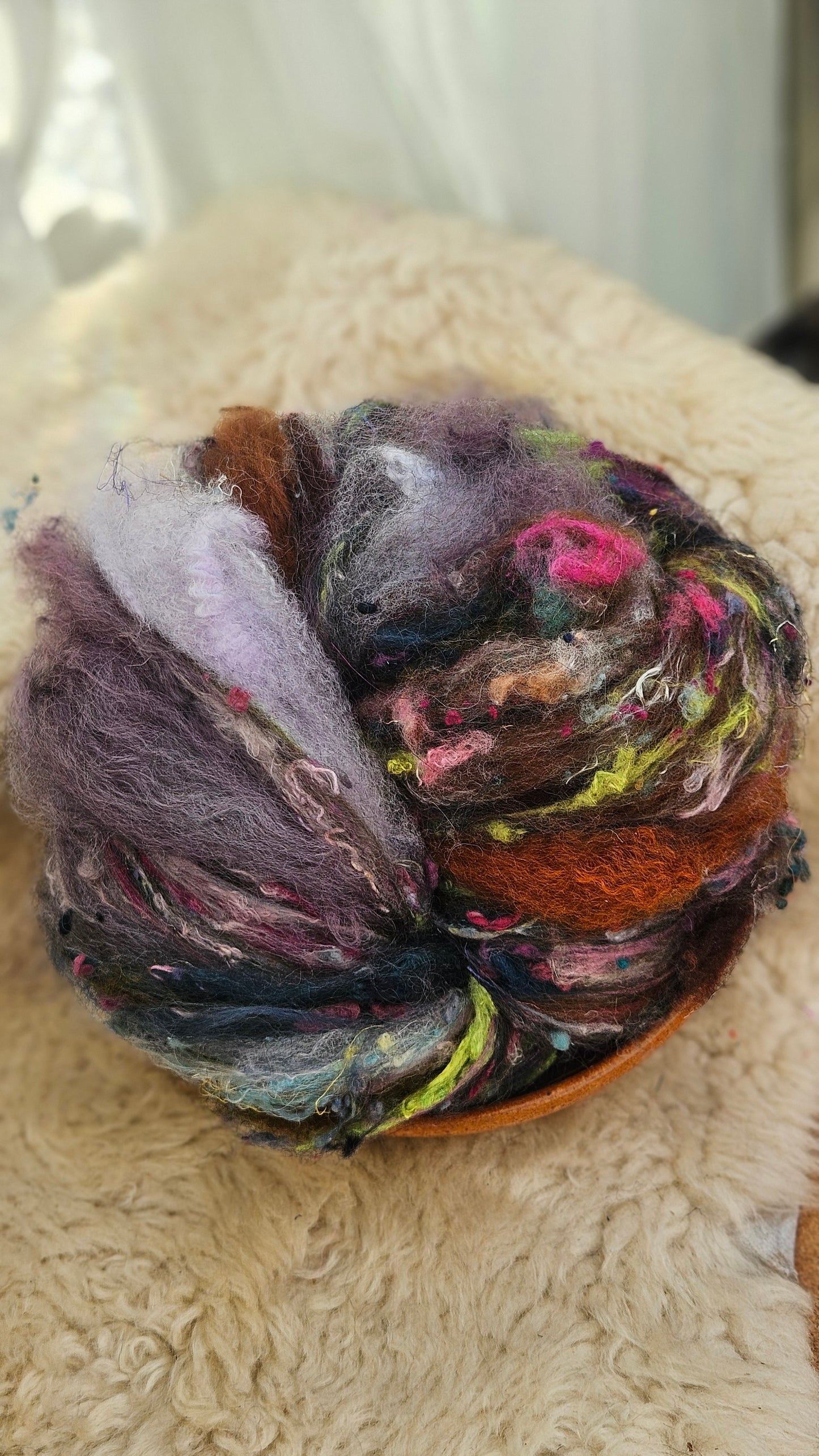 Luxe Layered Textured XL Art Batt - 256 - 4.0 ounces | 114 grams