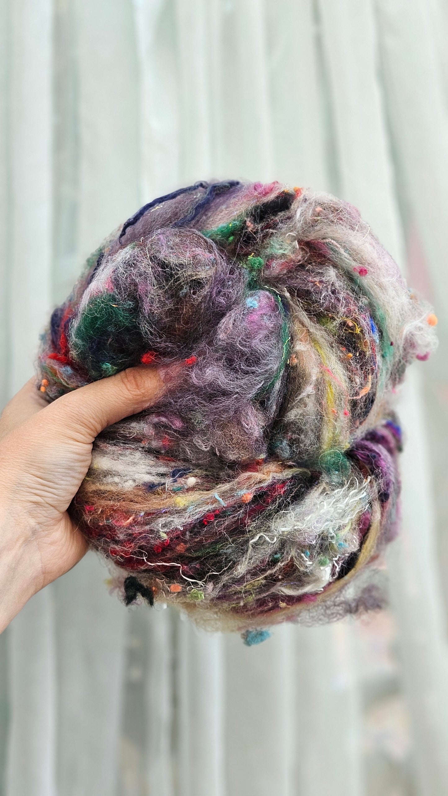 Luxe Layered Textured XL Art Batt - 248 - 3.5 ounces | 99 grams