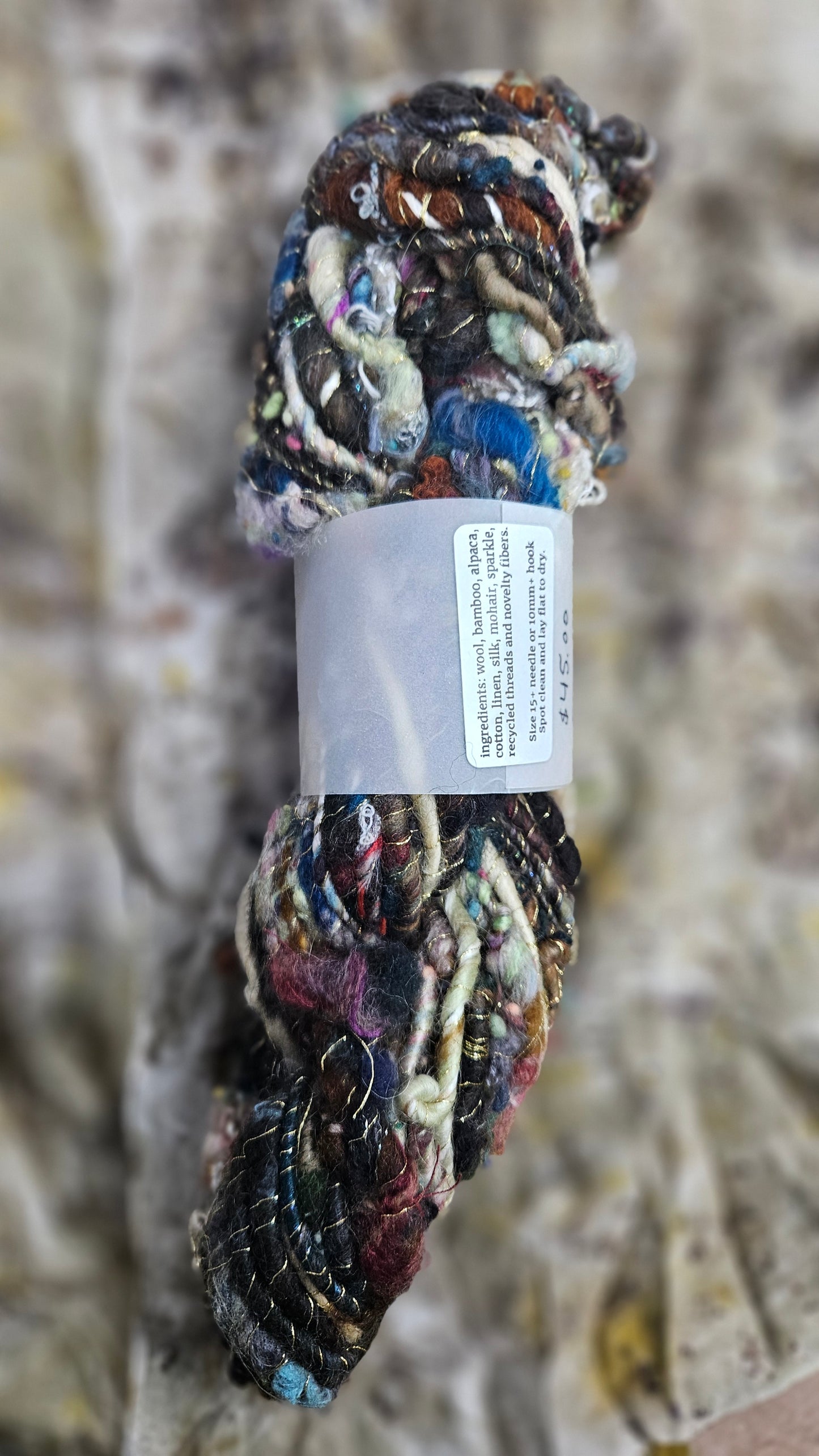 Handspun Bulky Art Yarn - Enchanted Forest Collection 07