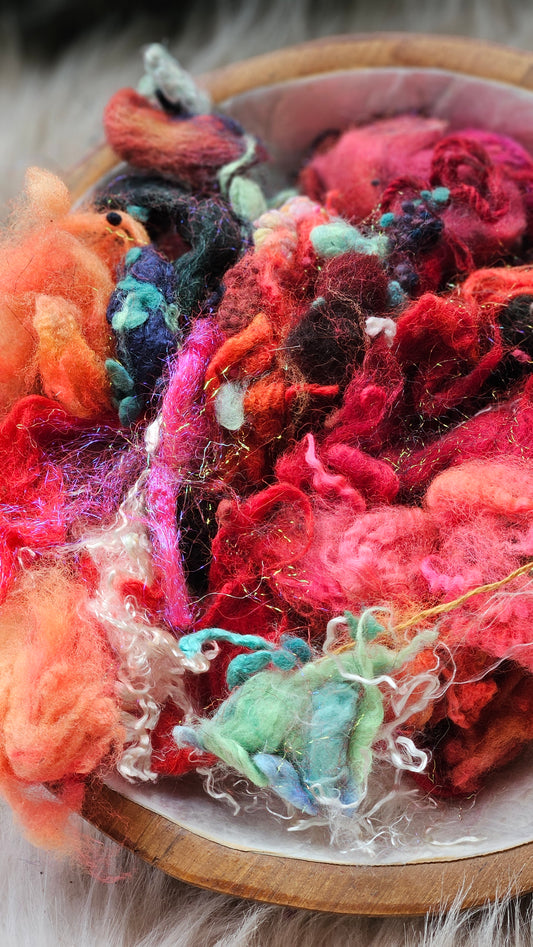 Bitter Sweet - hand-dyed wool alpaca bamboo texture blend - 4 ounces | 114 grams