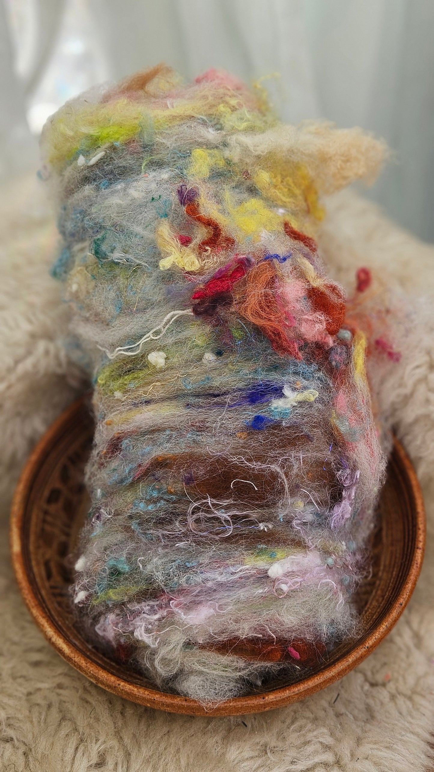 Luxe Layered Textured XL Art Batt - 259 - 2.9 ounces | 82 grams