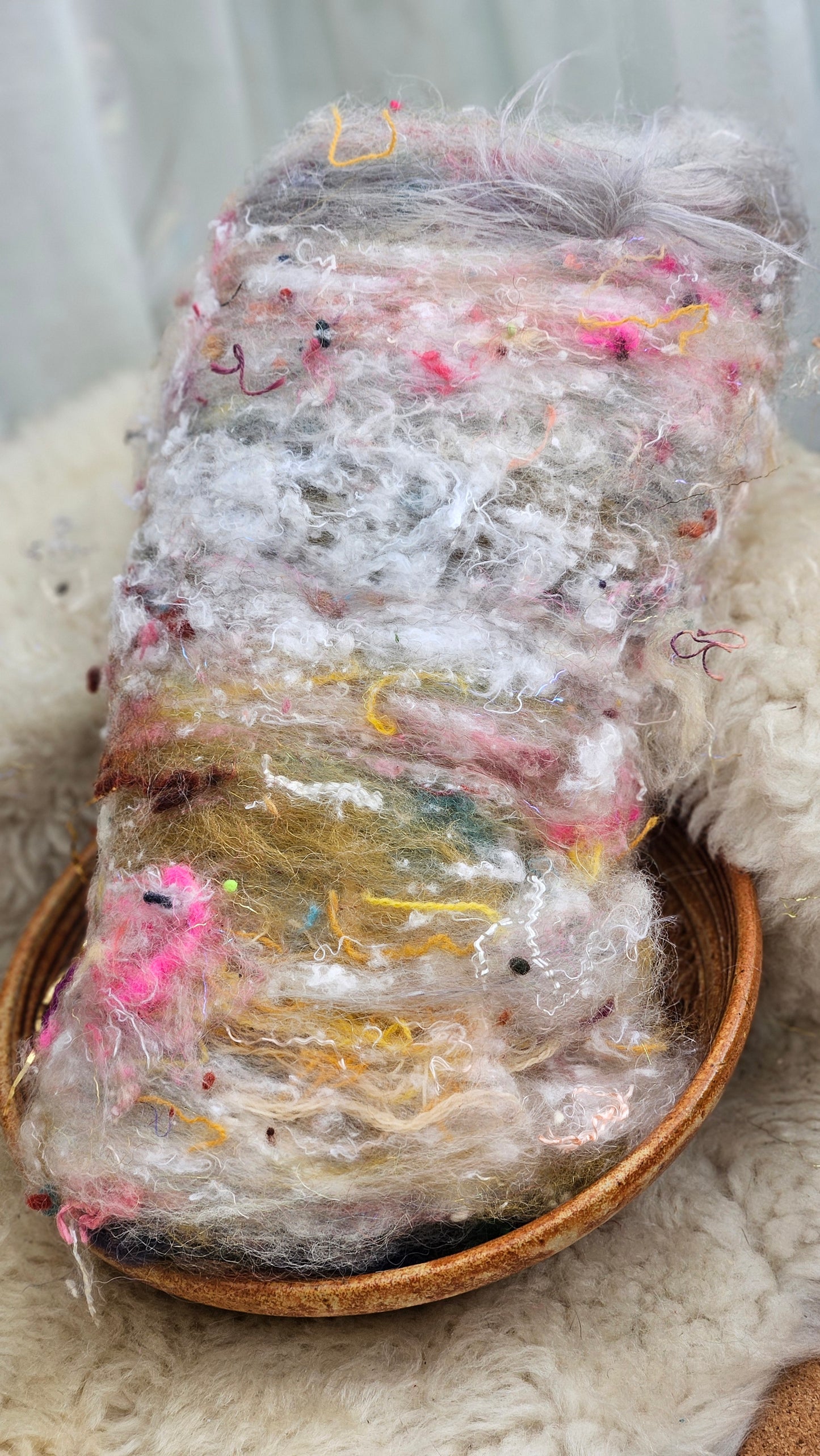 Luxe Layered Textured XL Art Batt - 222 - 3.5 ounces | 99 grams