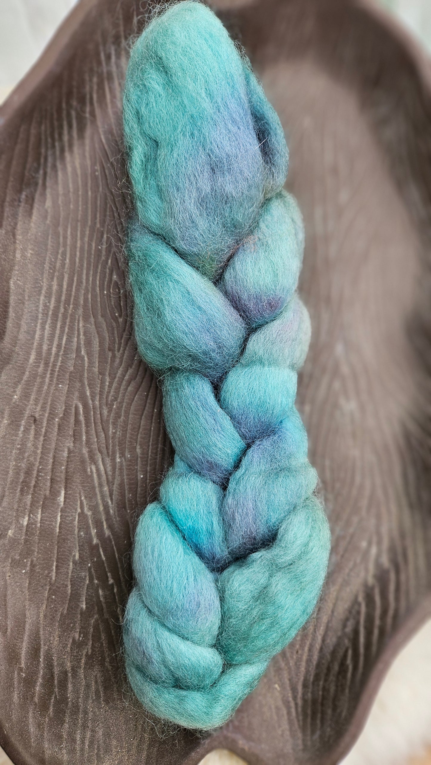 Hand-dyed Luxe Longwool Roving for felting and spinning - 2.6 oz | BL06