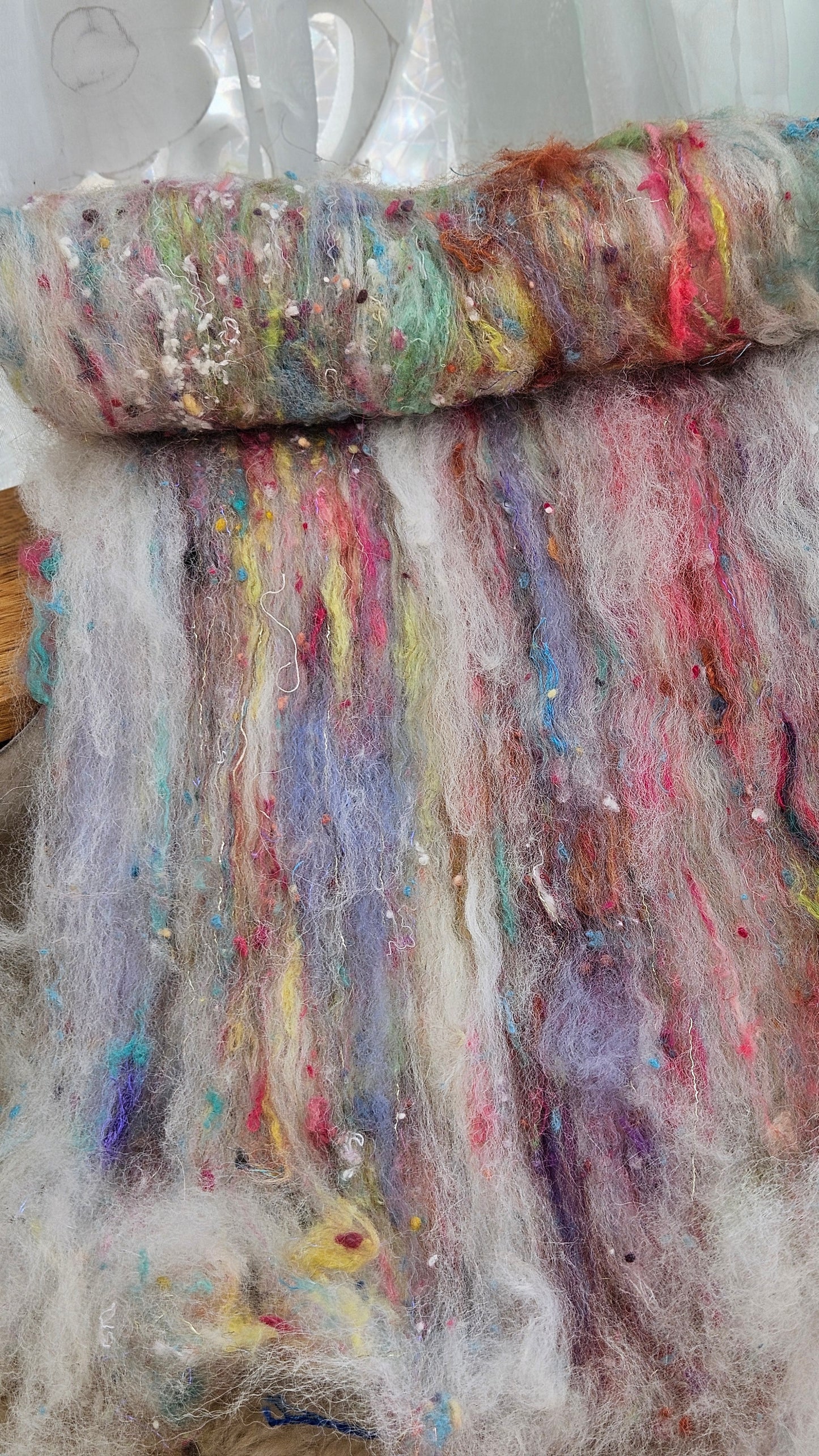 Luxe Layered Textured XL Art Batt - 262 - 3.6 ounces | 102 grams