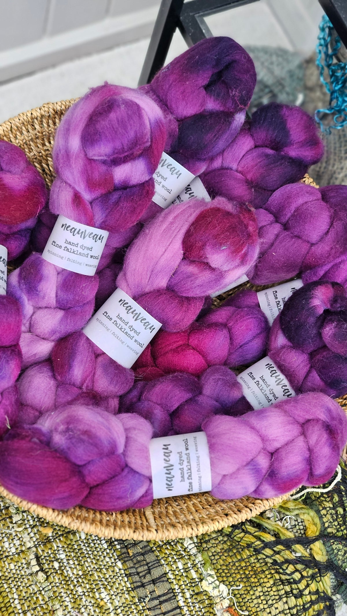 Sequoia - hand dyed fine wool roving for felting and blending - 2 ounces | 57 grams
