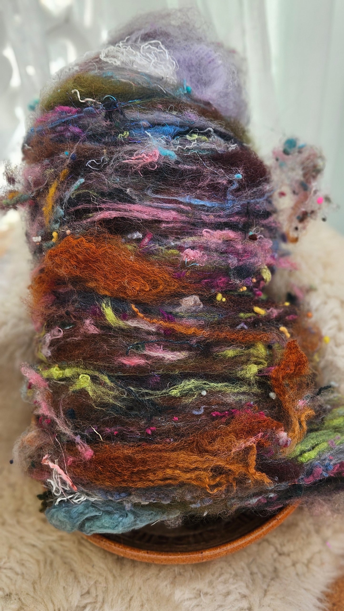 Luxe Layered Textured XL Art Batt - 256 - 4.0 ounces | 114 grams