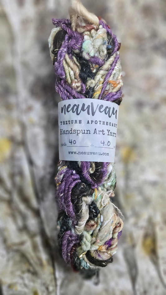 Handspun Bulky Art Yarn - Enchanted Forest Collection 09
