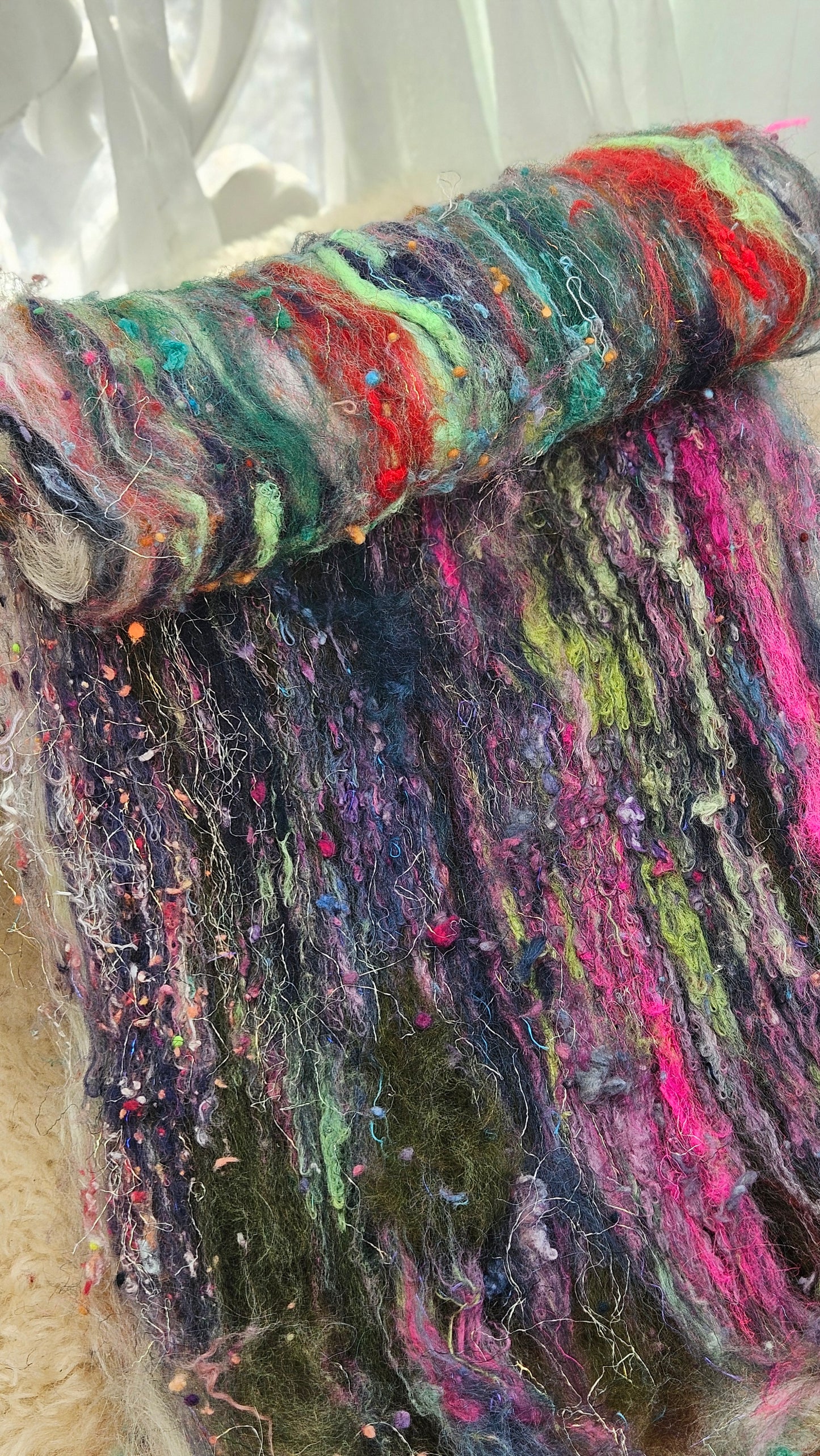 Luxe Layered Textured XL Art Batt - 255 - 3.5 ounces | 99 grams