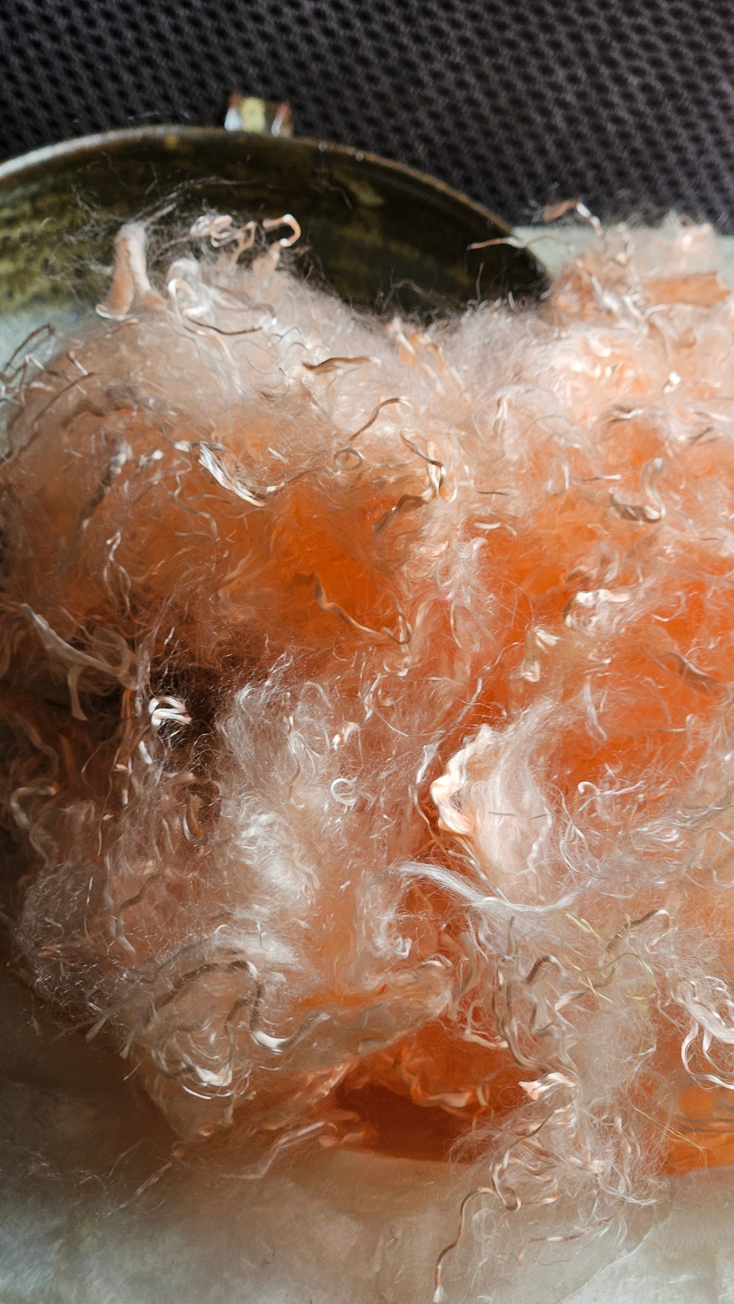 STILBITE - hand-dyed eucalyptus crimp faux-silk for art yarn embellishing, fiber blending, felting, and papermaking - 2 oz | 57 g