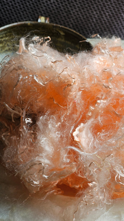 STILBITE - eucalyptus crimp fiber for spinning, blending & felting - 2 oz | 57 g