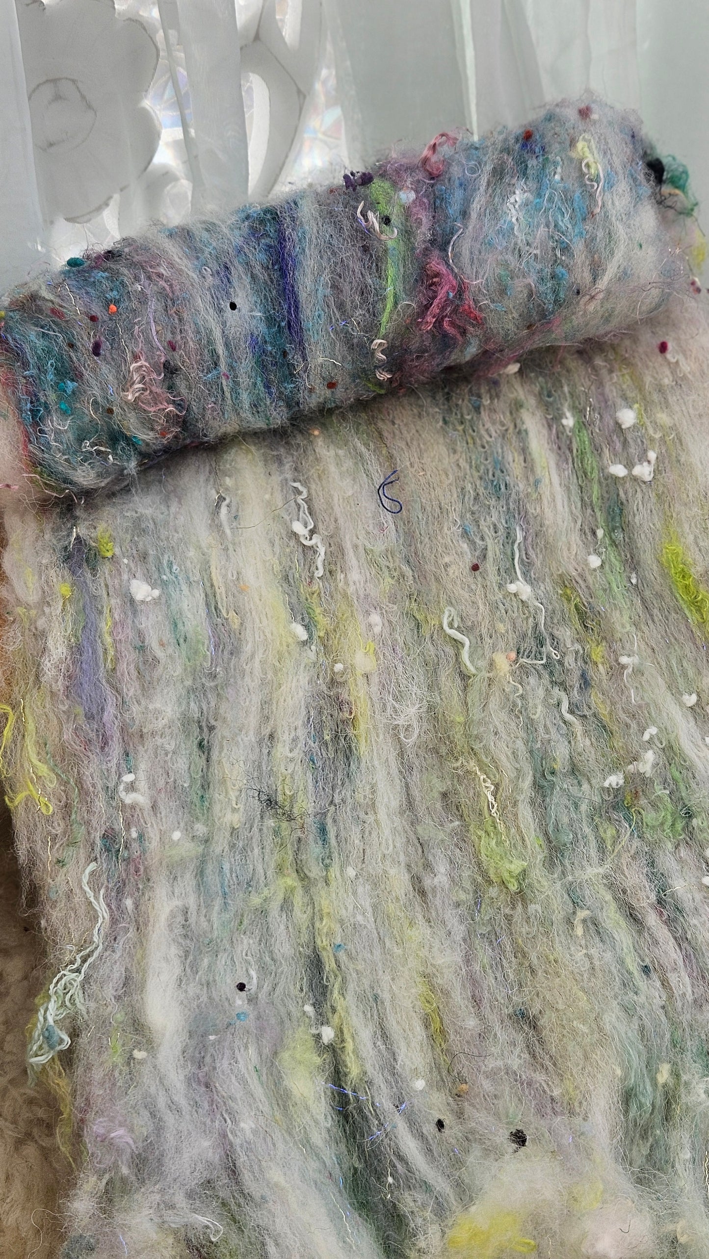 Luxe Layered Textured XL Art Batt - 261 - 3.6 ounces | 102 grams