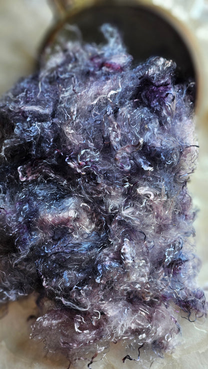 SCORODITE - eucalyptus crimp fiber for spinning, blending & felting - 2 oz | 57 g