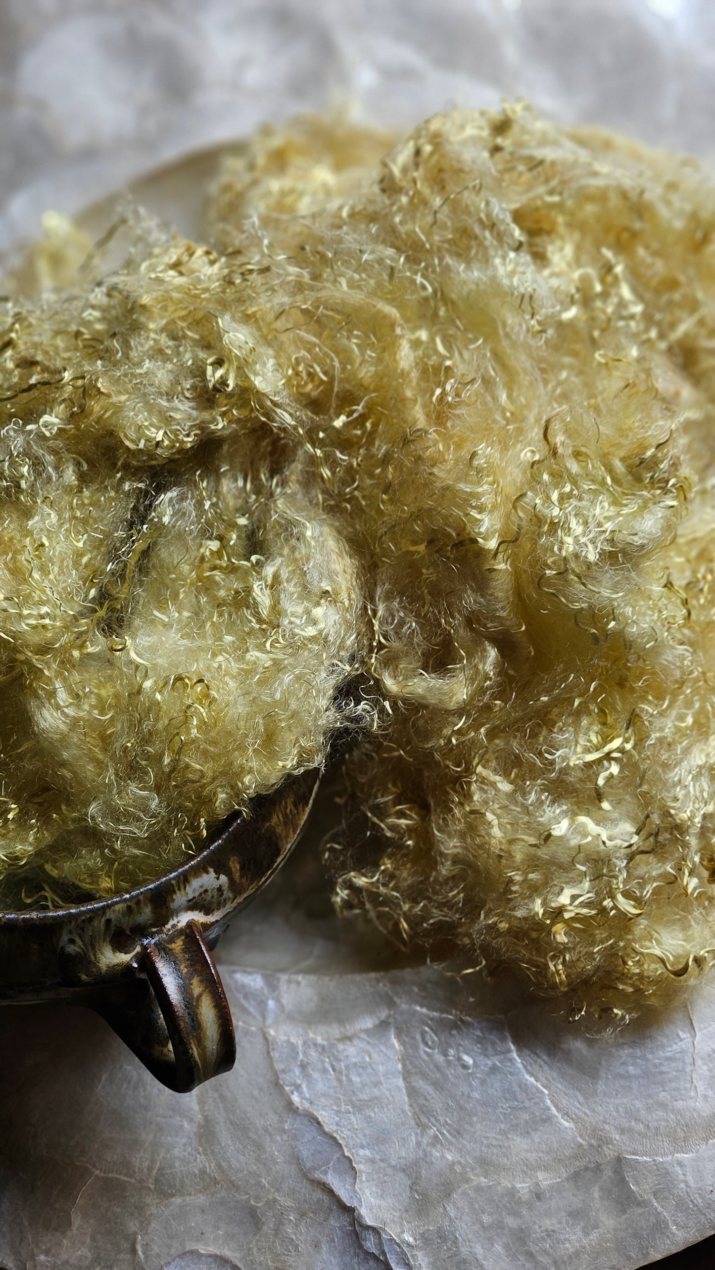 MIMETITE - hand-dyed eucalyptus crimp faux-silk for art yarn embellishing, fiber blending, felting, and papermaking - 2 oz | 57 g