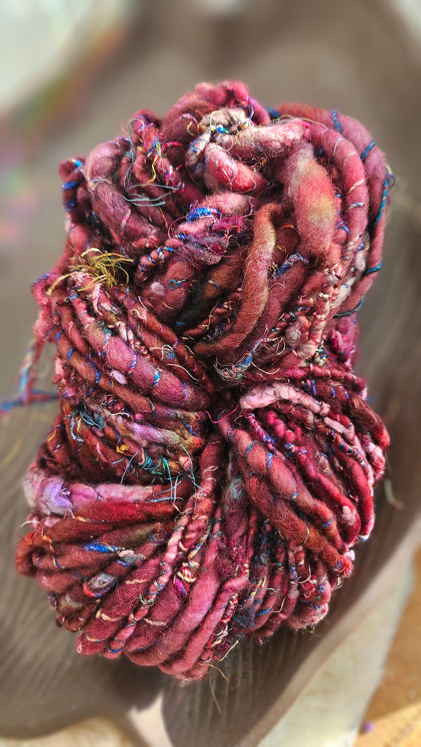 MOOR GALE - Bulky Handspun Art Yarn XL Skein - 54 yards | 6.8 ounces | 193 grams
