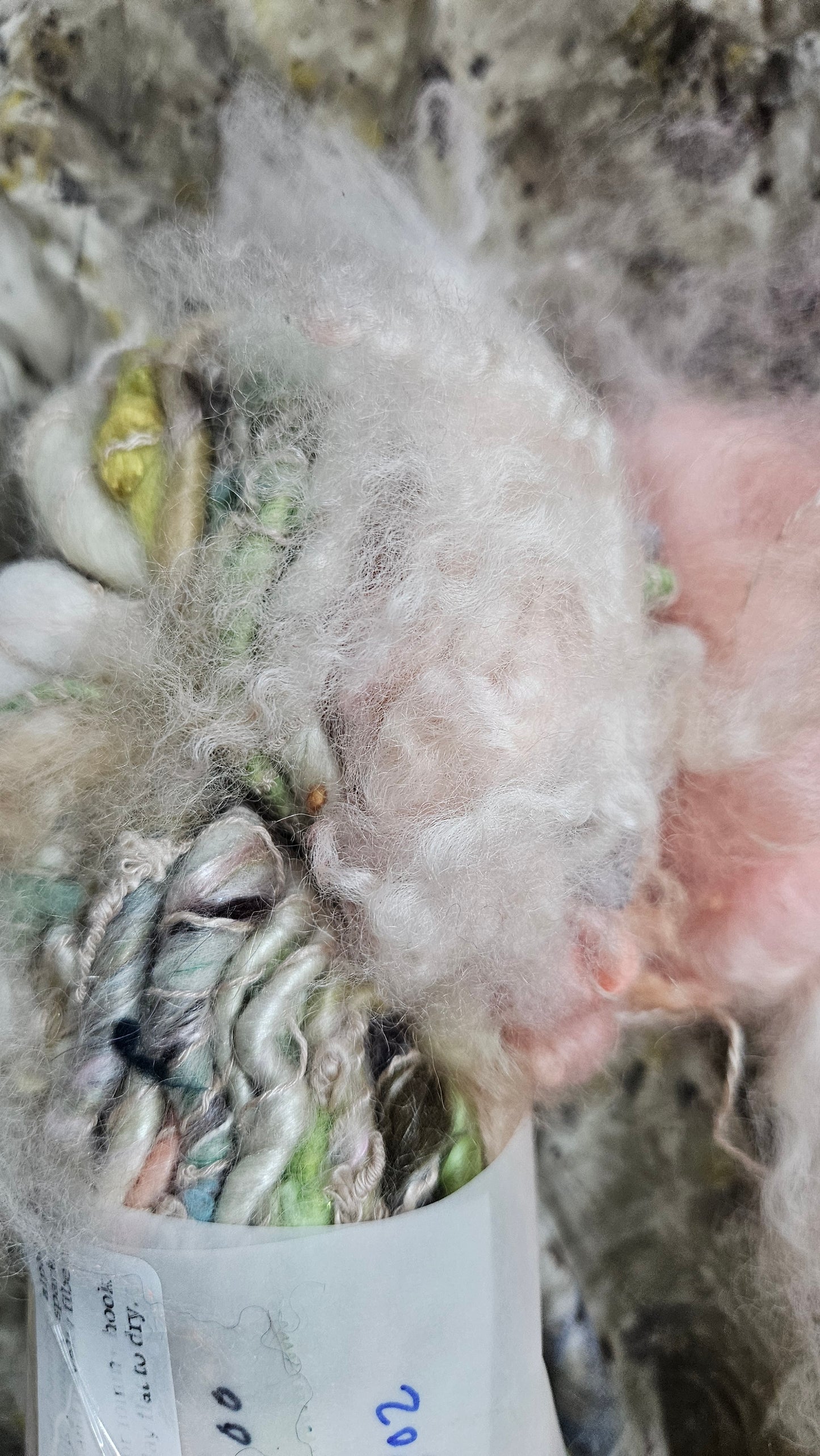 Handspun Bulky Art Yarn - Garden Party 02